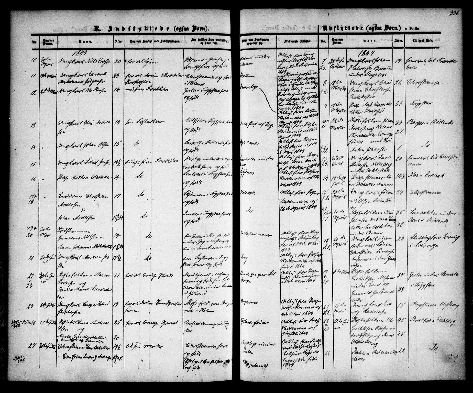 Høland prestekontor Kirkebøker, AV/SAO-A-10346a/F/Fa/L0009: Parish register (official) no. I 9, 1846-1853, p. 336