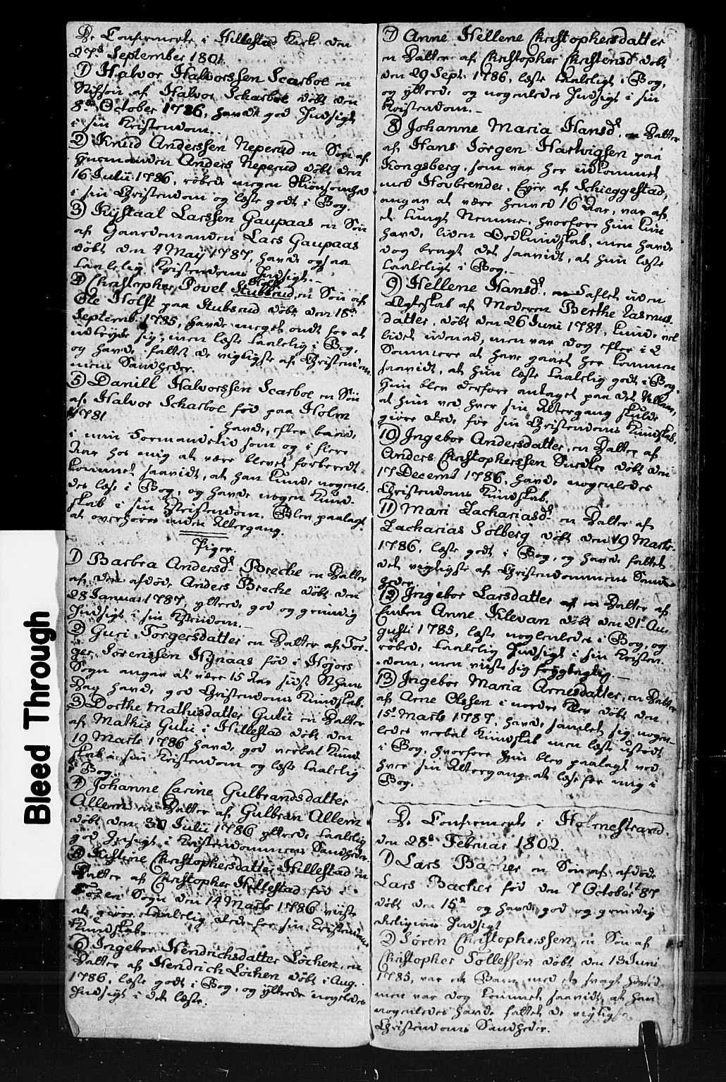 Botne kirkebøker, AV/SAKO-A-340/F/Fa/L0004: Parish register (official) no. I 4, 1799-1846