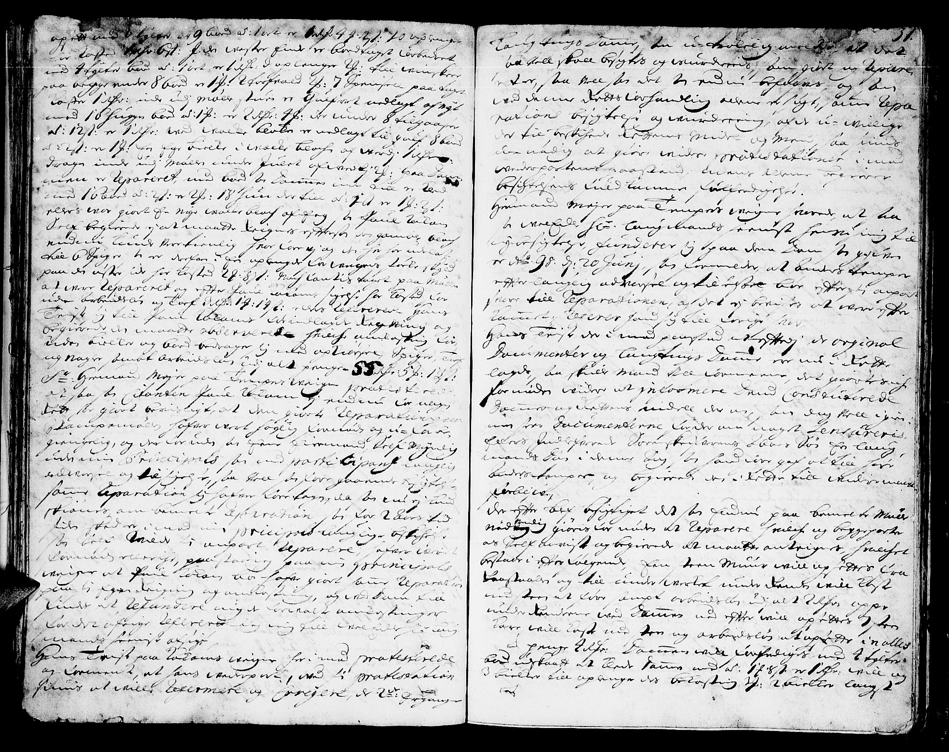 Sunnhordland sorenskrivar, AV/SAB-A-2401/1/F/Faa/L0024: Tingbøker, 1700, p. 36b-37a