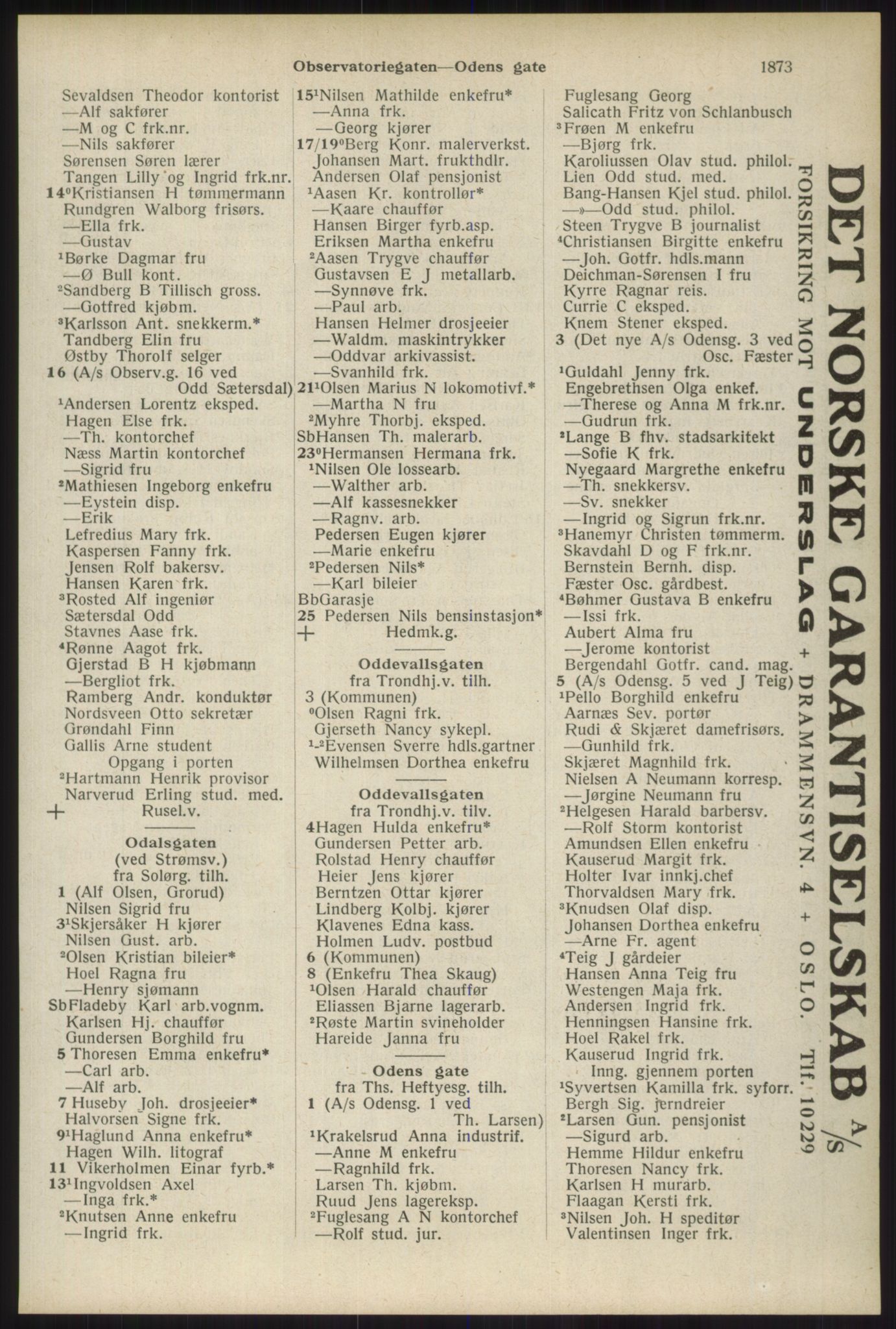 Kristiania/Oslo adressebok, PUBL/-, 1934, p. 1873