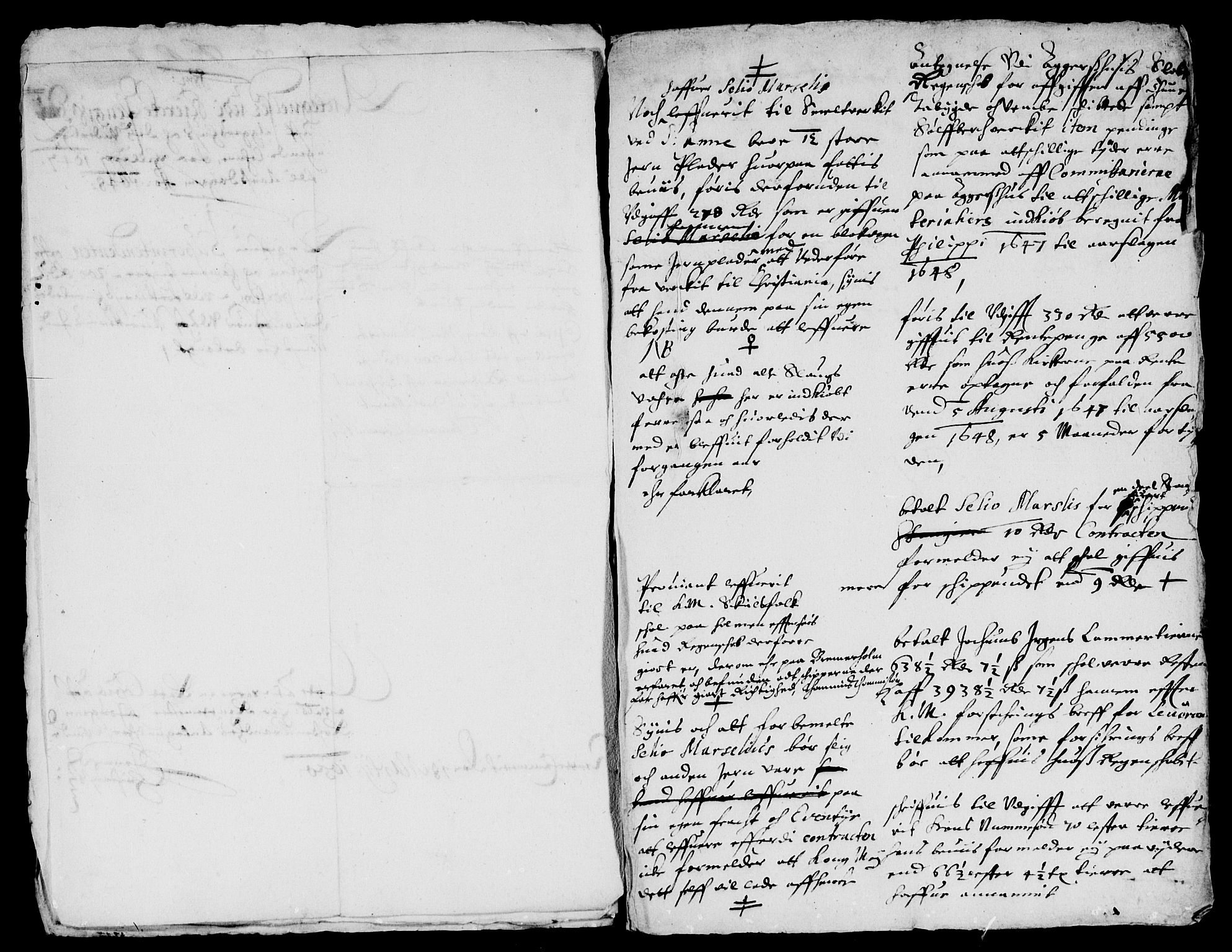 Rentekammeret inntil 1814, Reviderte regnskaper, Lensregnskaper, AV/RA-EA-5023/R/Rb/Rba/L0194: Akershus len, 1647-1648
