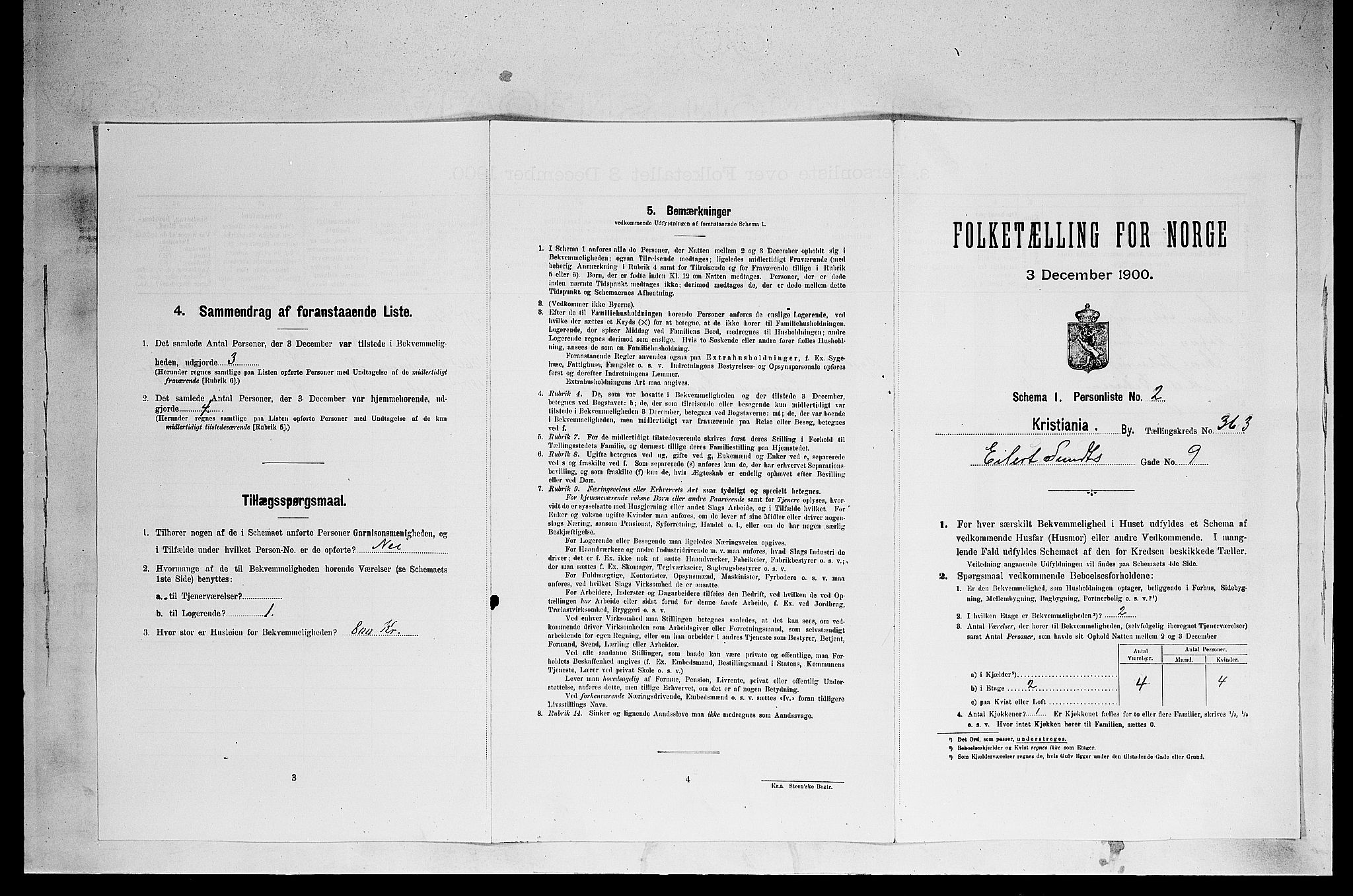 SAO, 1900 census for Kristiania, 1900, p. 18228