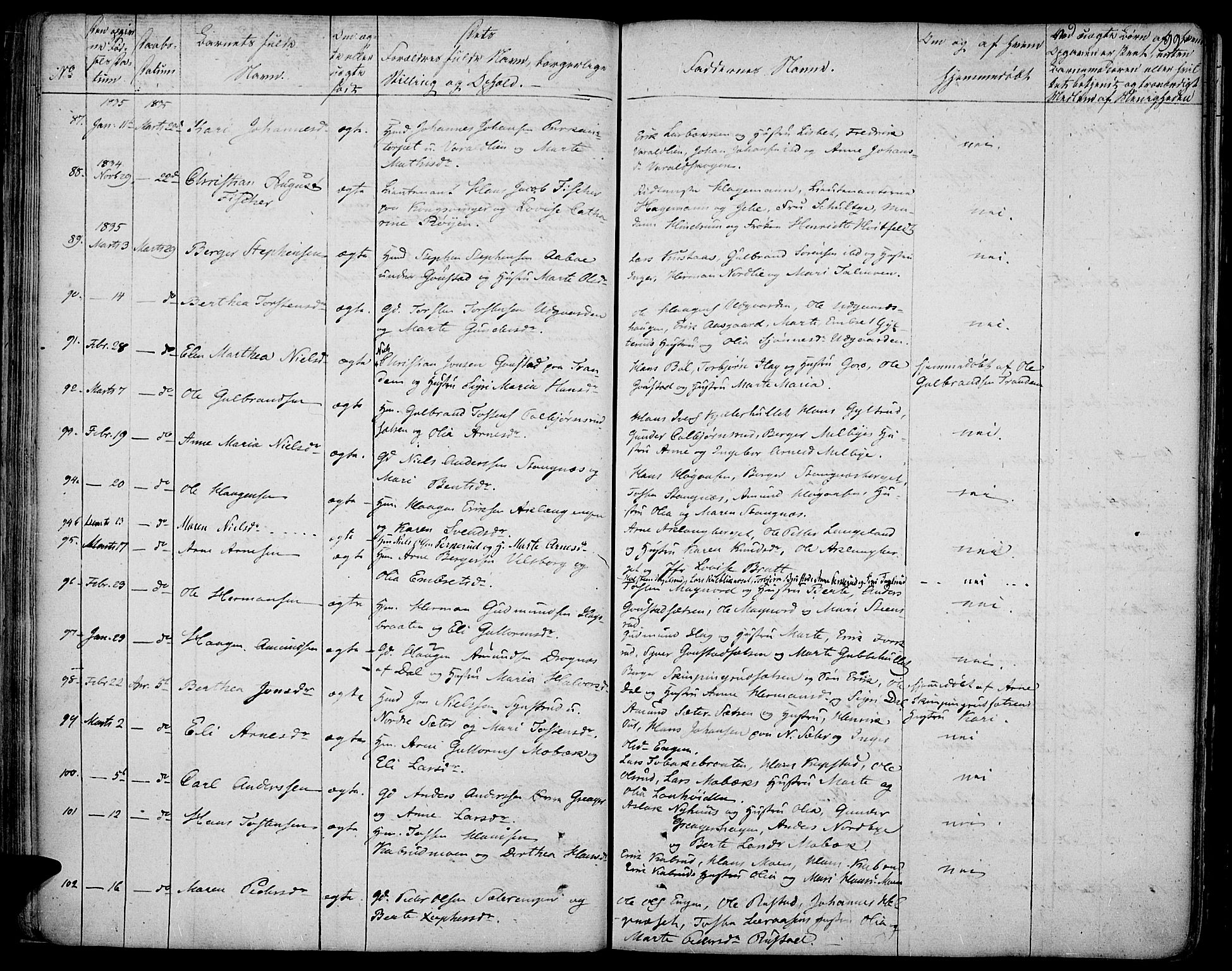 Vinger prestekontor, AV/SAH-PREST-024/H/Ha/Haa/L0007: Parish register (official) no. 7, 1826-1839, p. 99