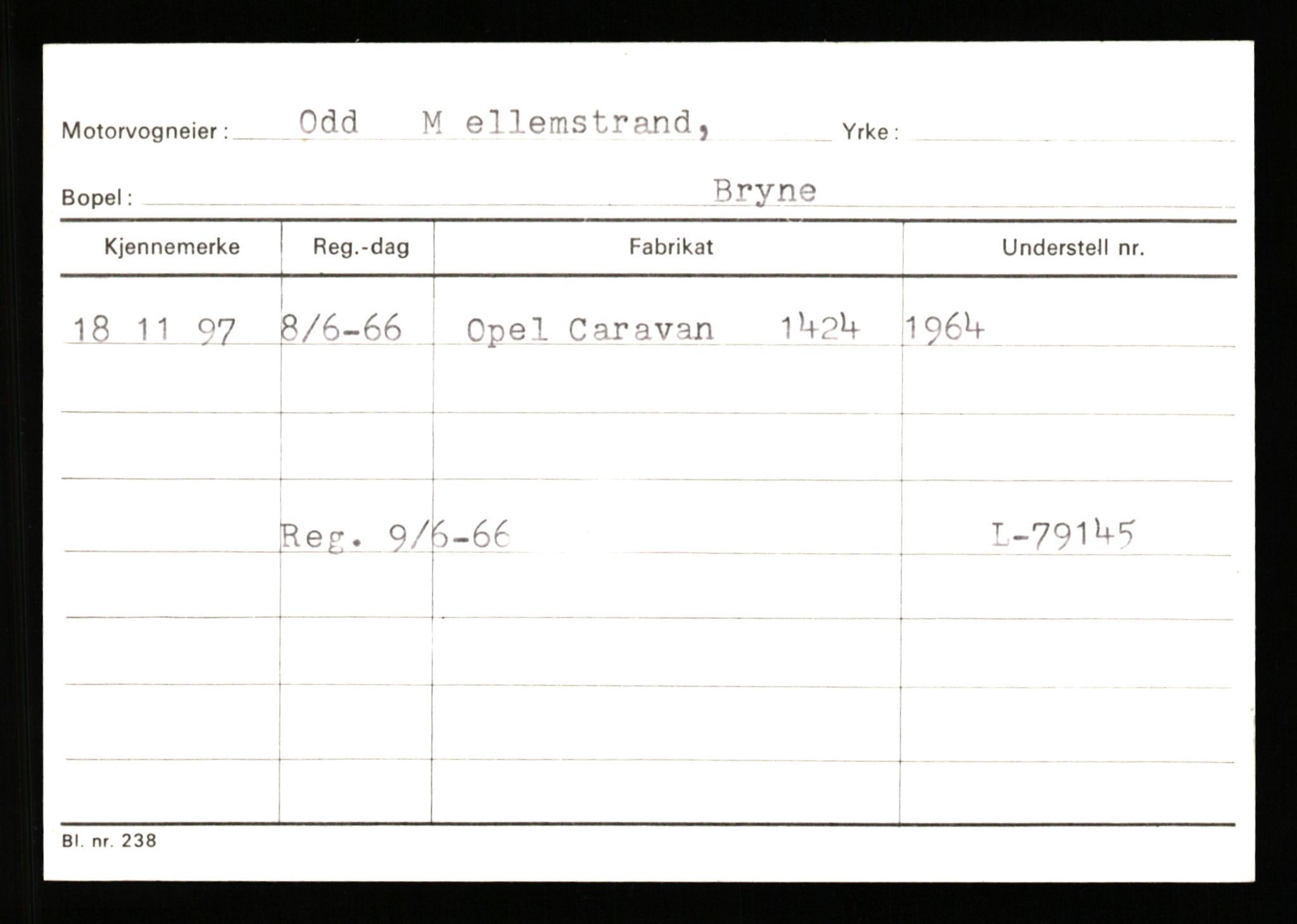 Stavanger trafikkstasjon, AV/SAST-A-101942/0/G/L0010: Registreringsnummer: 130000 - 239953, 1930-1971, p. 1765