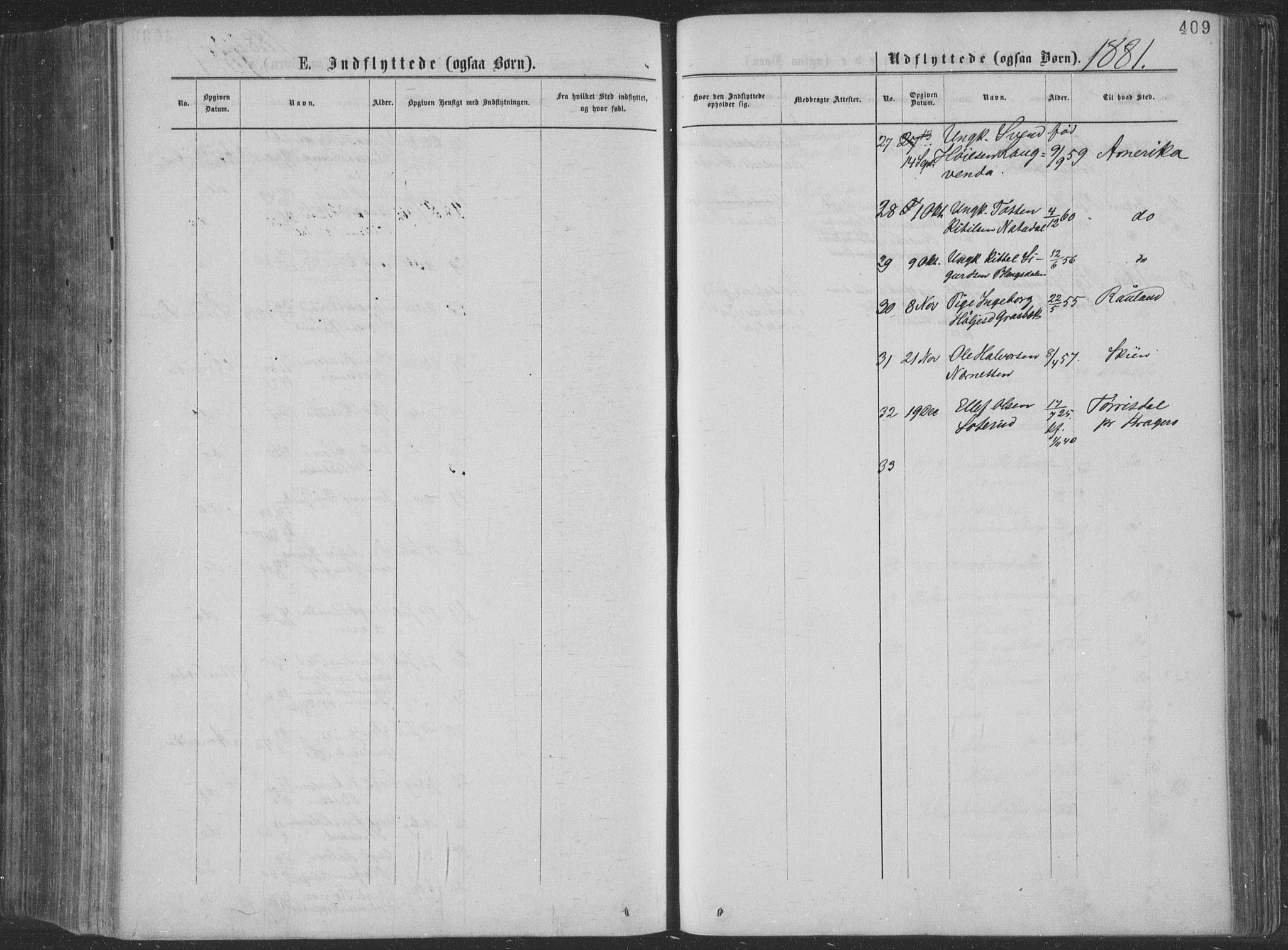 Seljord kirkebøker, SAKO/A-20/F/Fa/L0014: Parish register (official) no. I 14, 1877-1886, p. 409