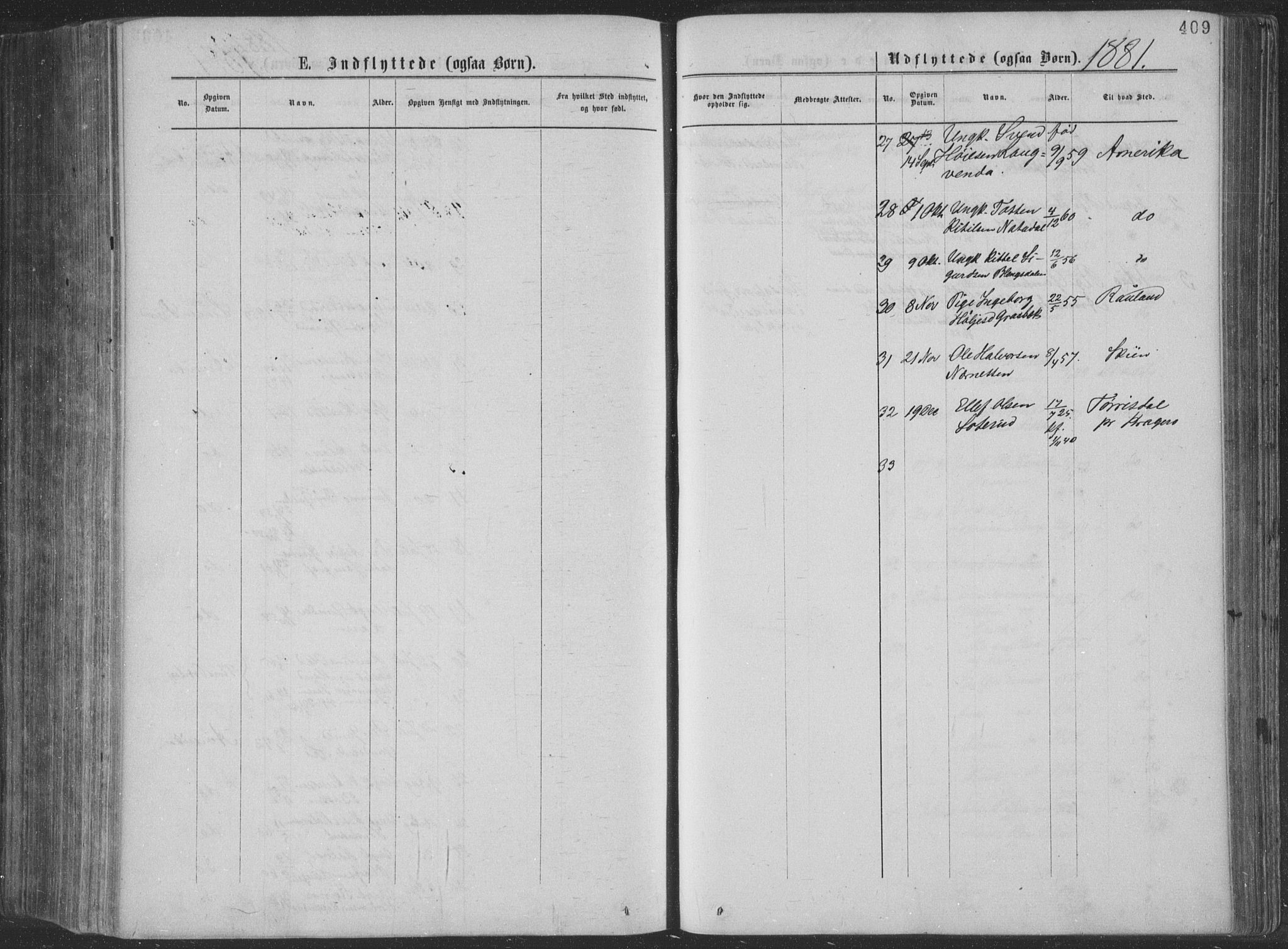 Seljord kirkebøker, AV/SAKO-A-20/F/Fa/L0014: Parish register (official) no. I 14, 1877-1886, p. 409