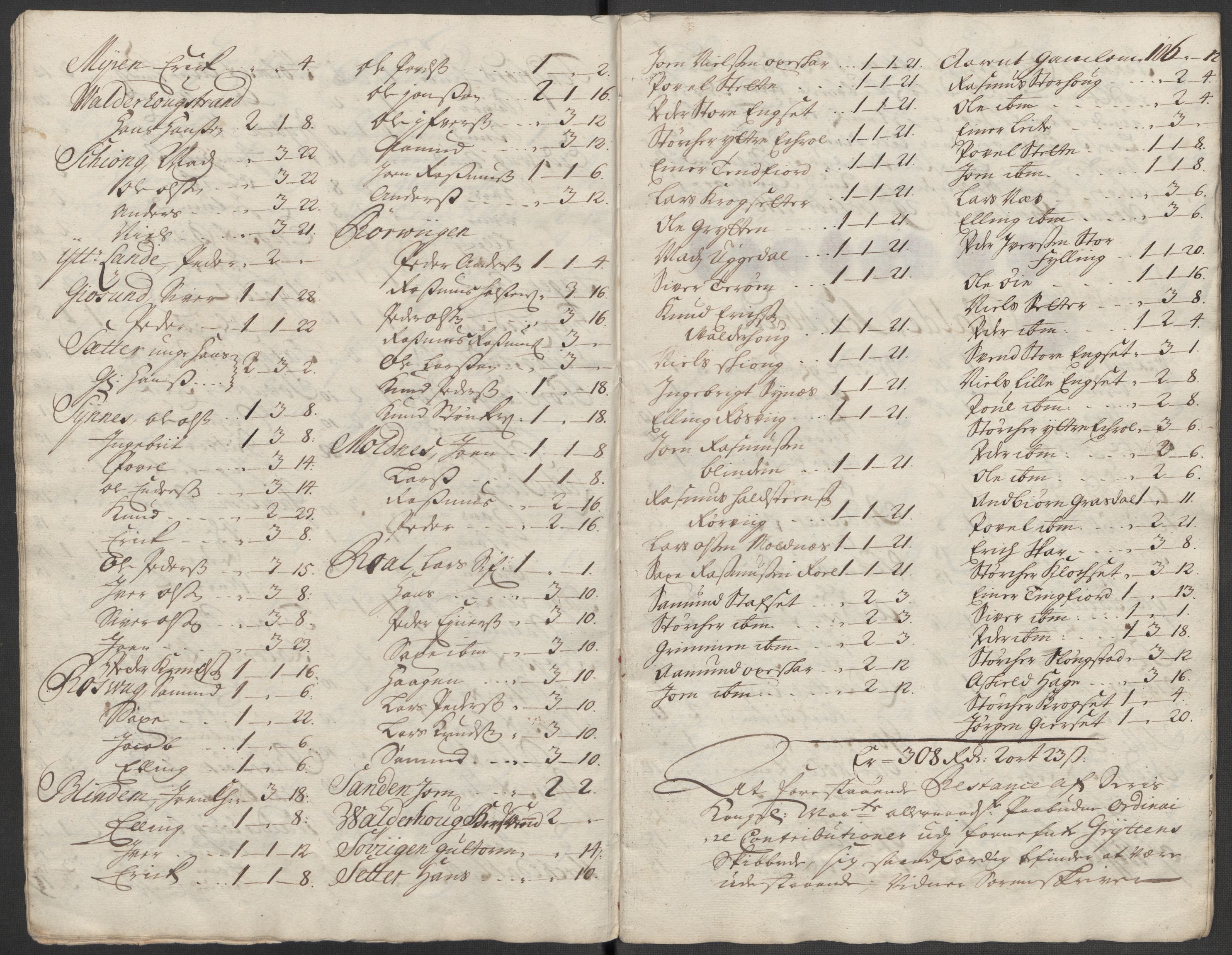 Rentekammeret inntil 1814, Reviderte regnskaper, Fogderegnskap, AV/RA-EA-4092/R54/L3568: Fogderegnskap Sunnmøre, 1716, p. 196