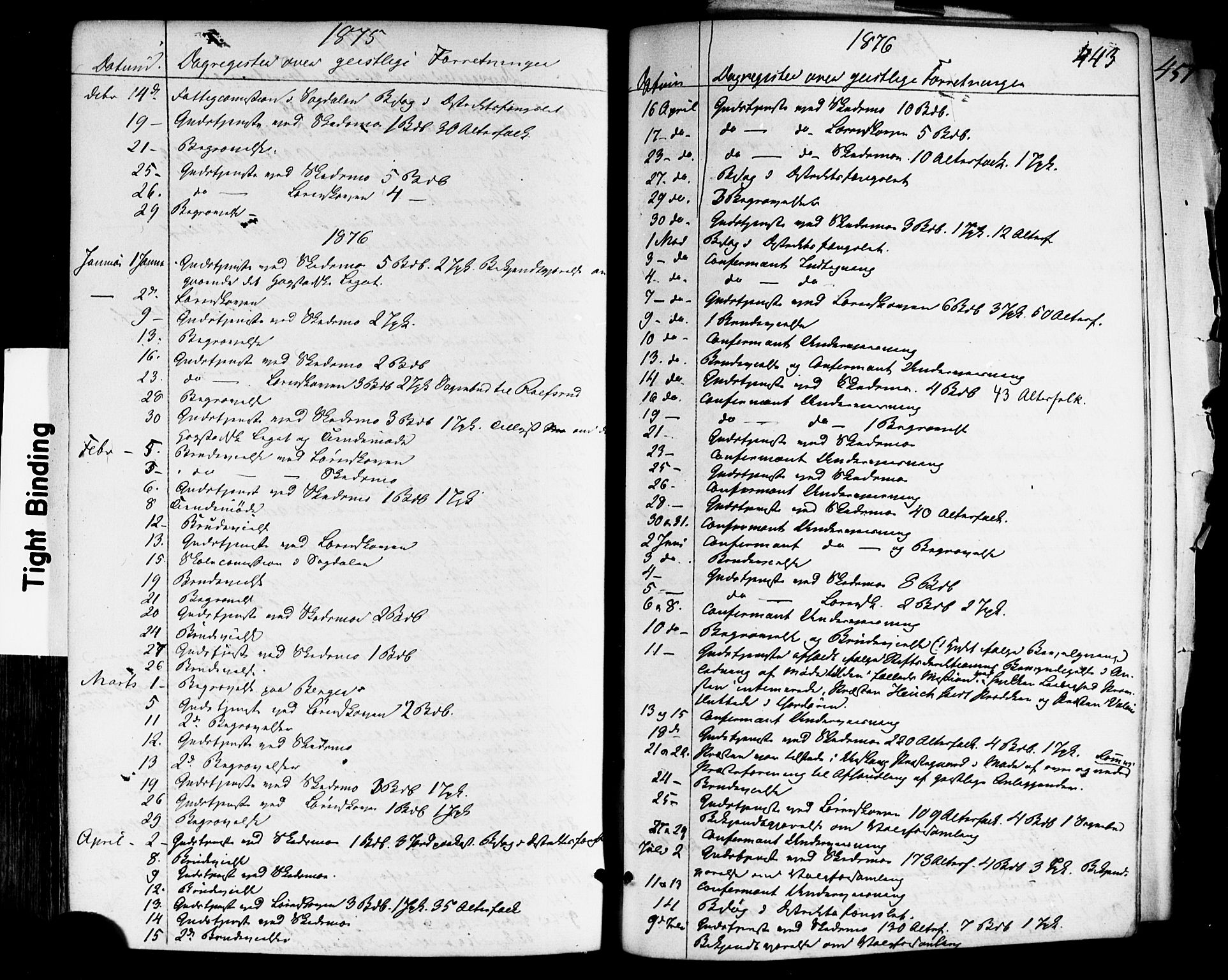 Skedsmo prestekontor Kirkebøker, AV/SAO-A-10033a/F/Fa/L0011: Parish register (official) no. I 11, 1866-1876, p. 443