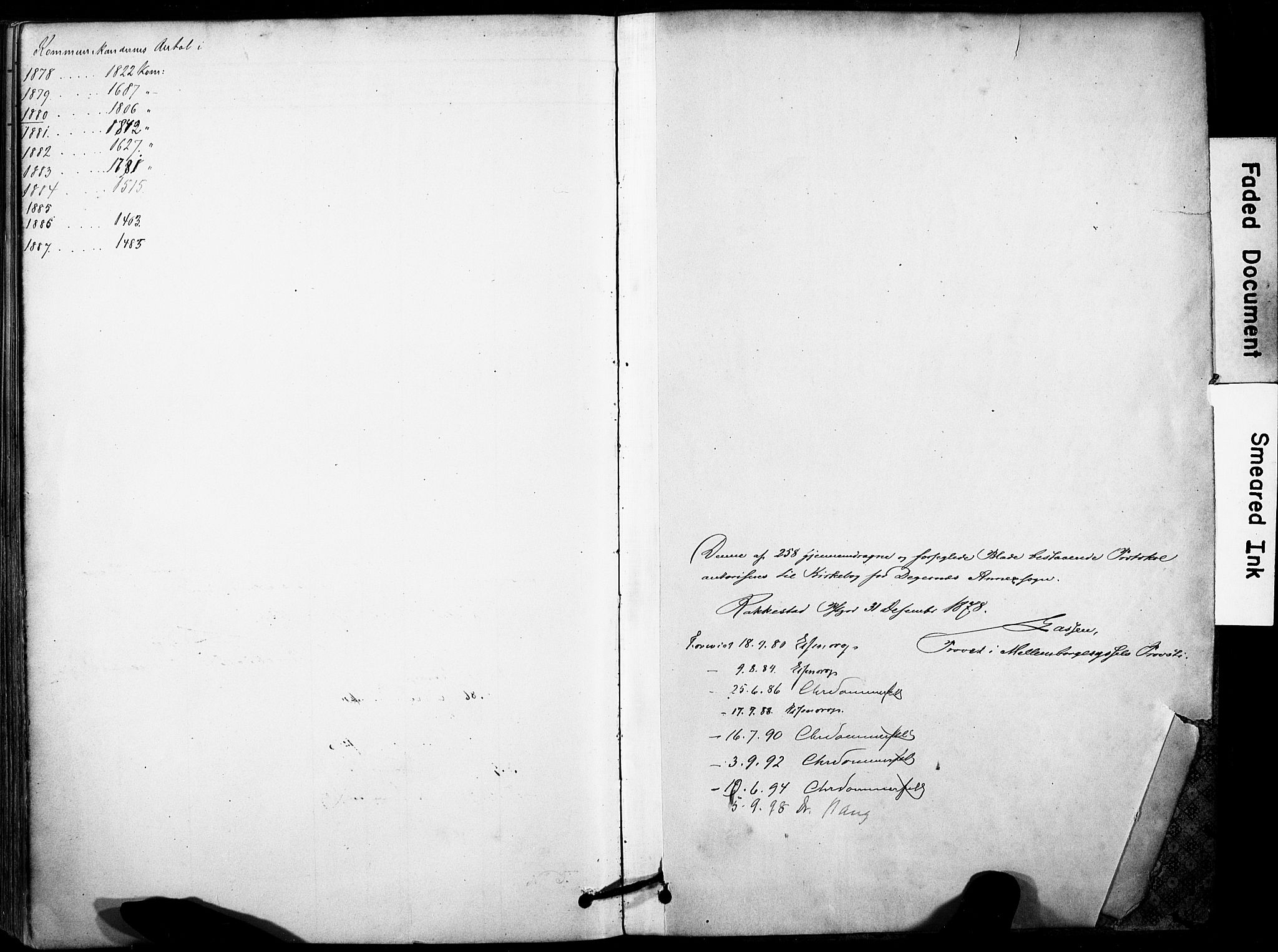 Rakkestad prestekontor Kirkebøker, AV/SAO-A-2008/F/Fb/L0001: Parish register (official) no. II 1, 1878-1899