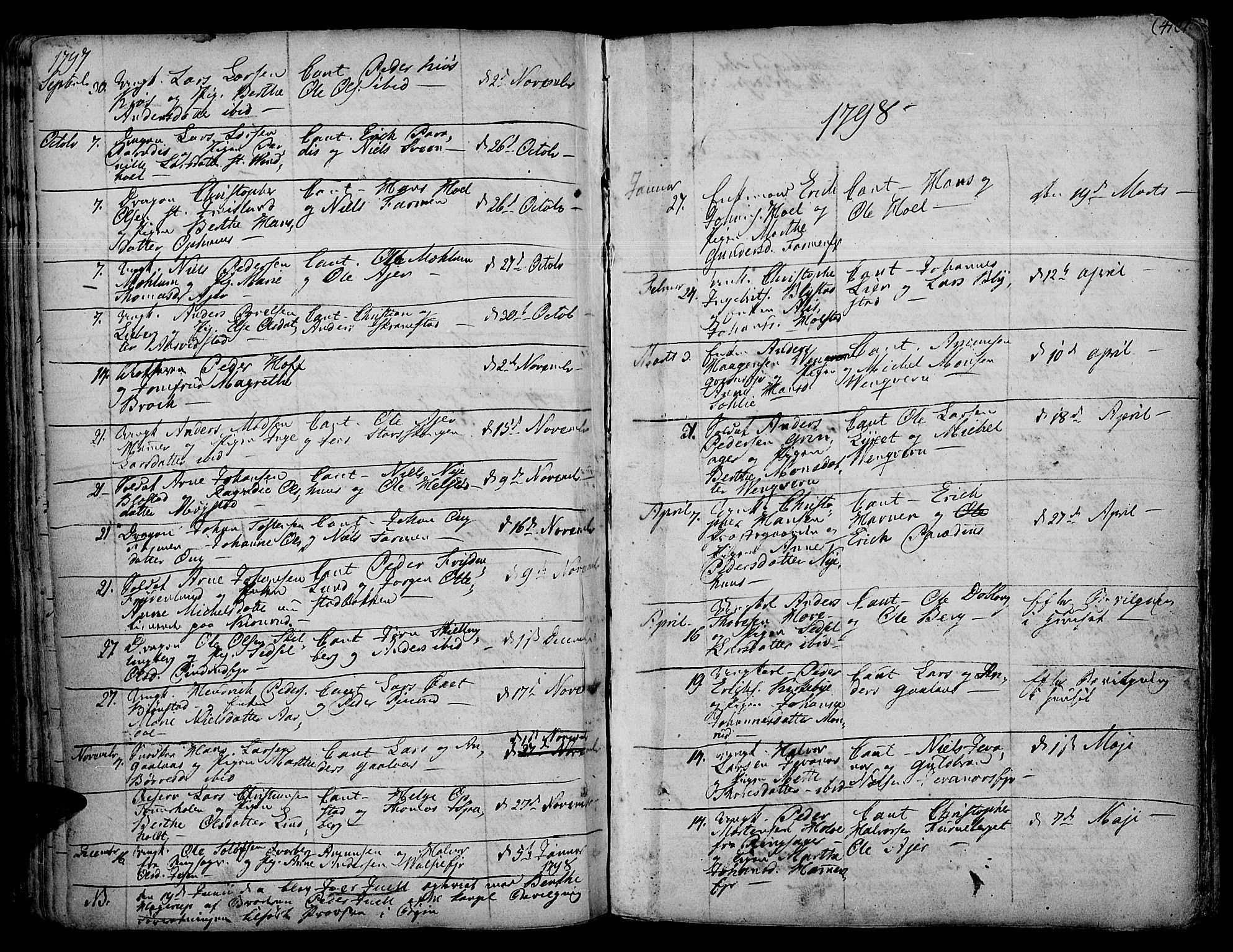 Vang prestekontor, Hedmark, SAH/PREST-008/H/Ha/Haa/L0003: Parish register (official) no. 3, 1734-1809, p. 416