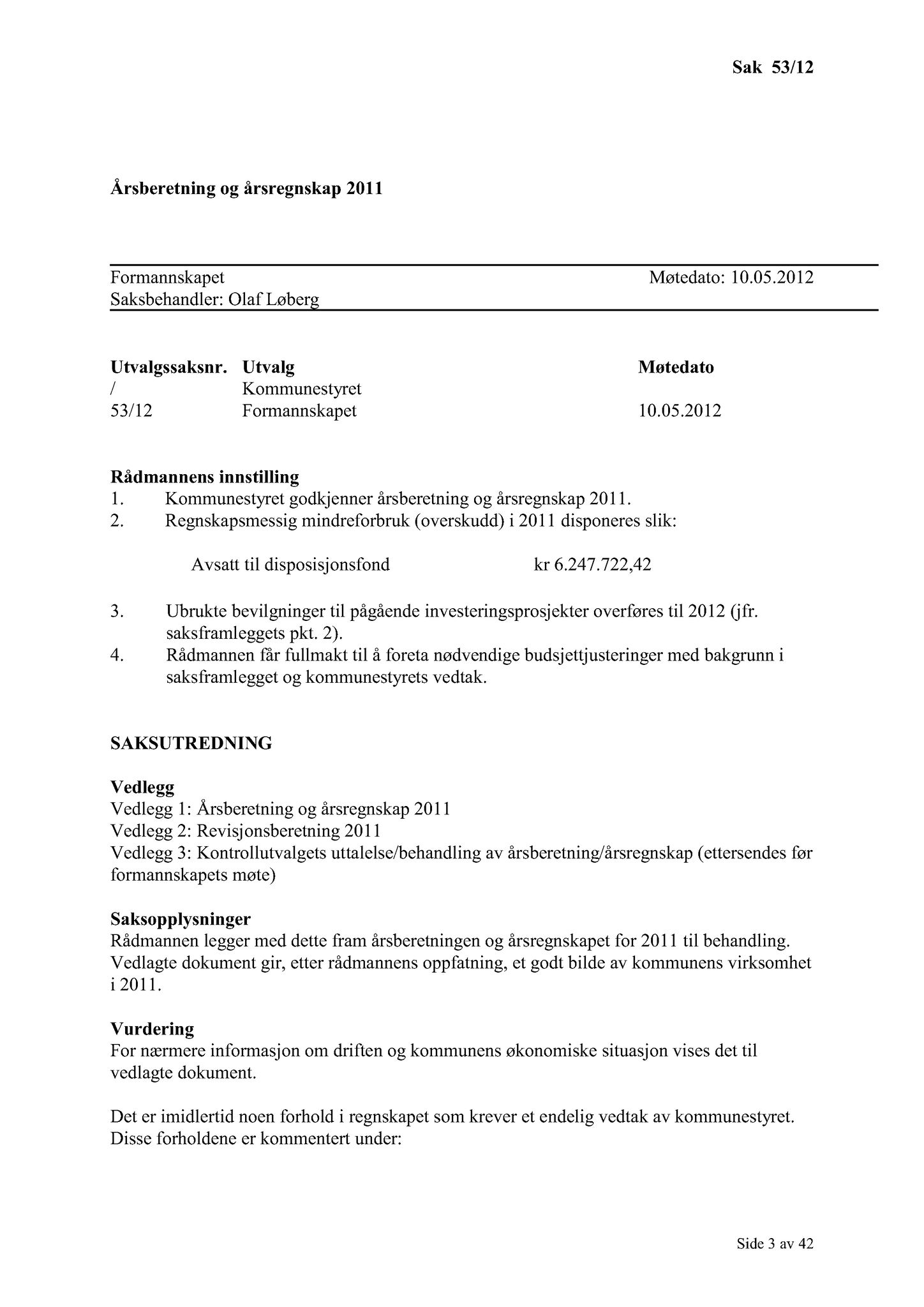 Klæbu Kommune, TRKO/KK/02-FS/L005: Formannsskapet - Møtedokumenter, 2012, p. 1232