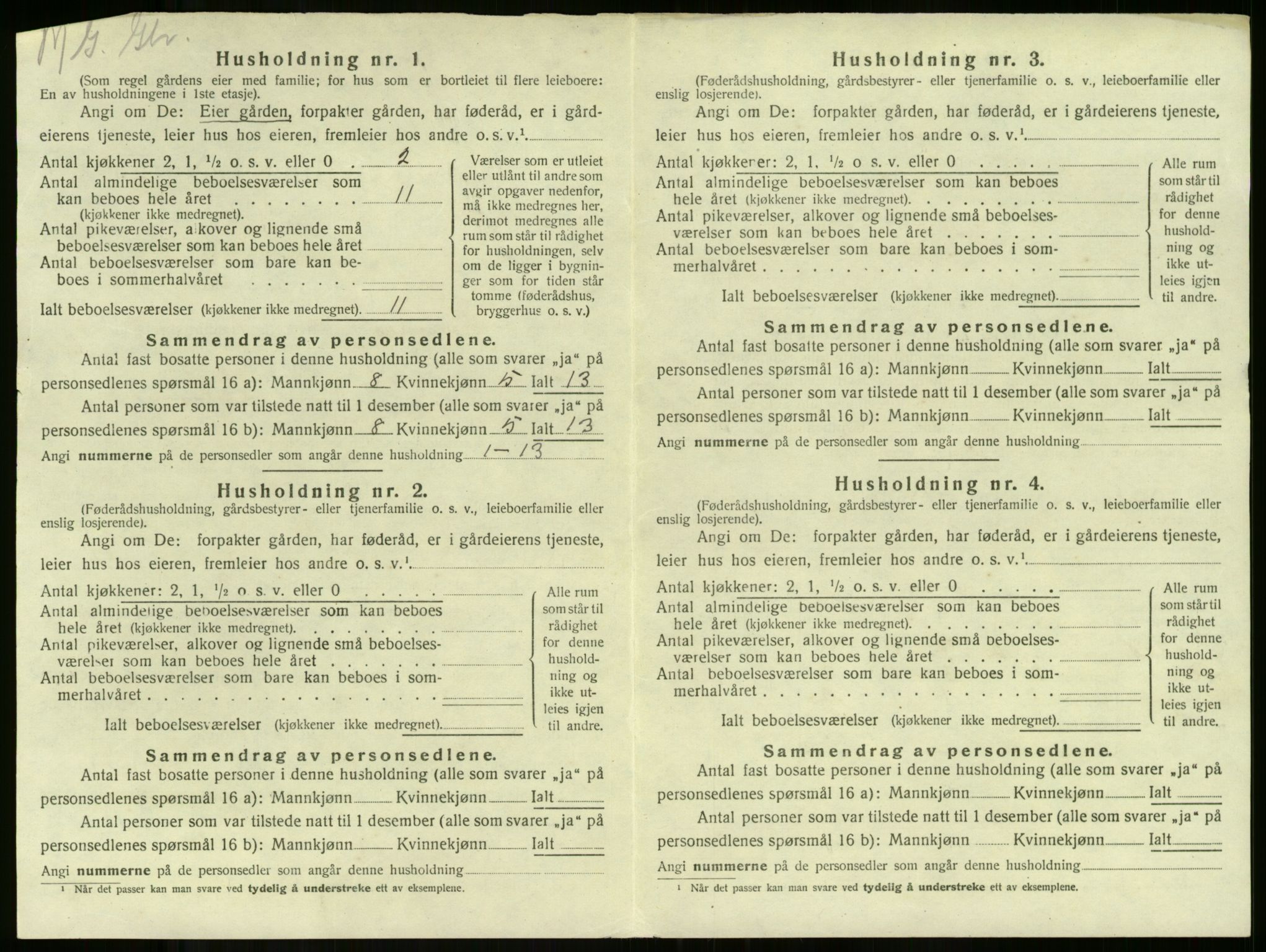 SAKO, 1920 census for Ramnes, 1920, p. 34