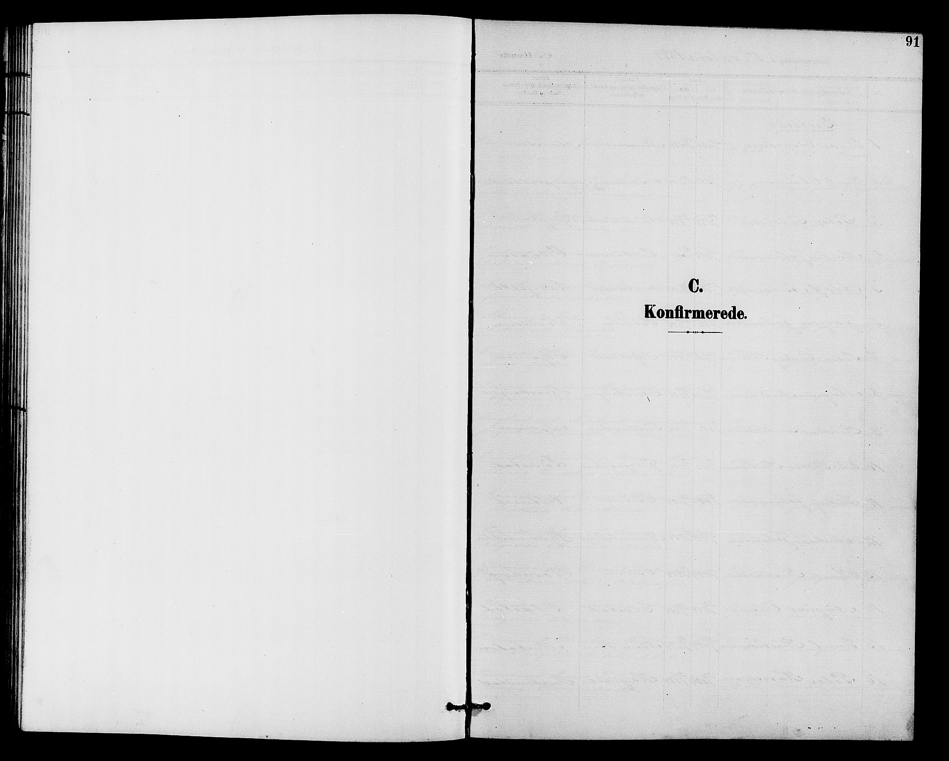 Vardal prestekontor, SAH/PREST-100/H/Ha/Hab/L0011: Parish register (copy) no. 11, 1899-1913, p. 91