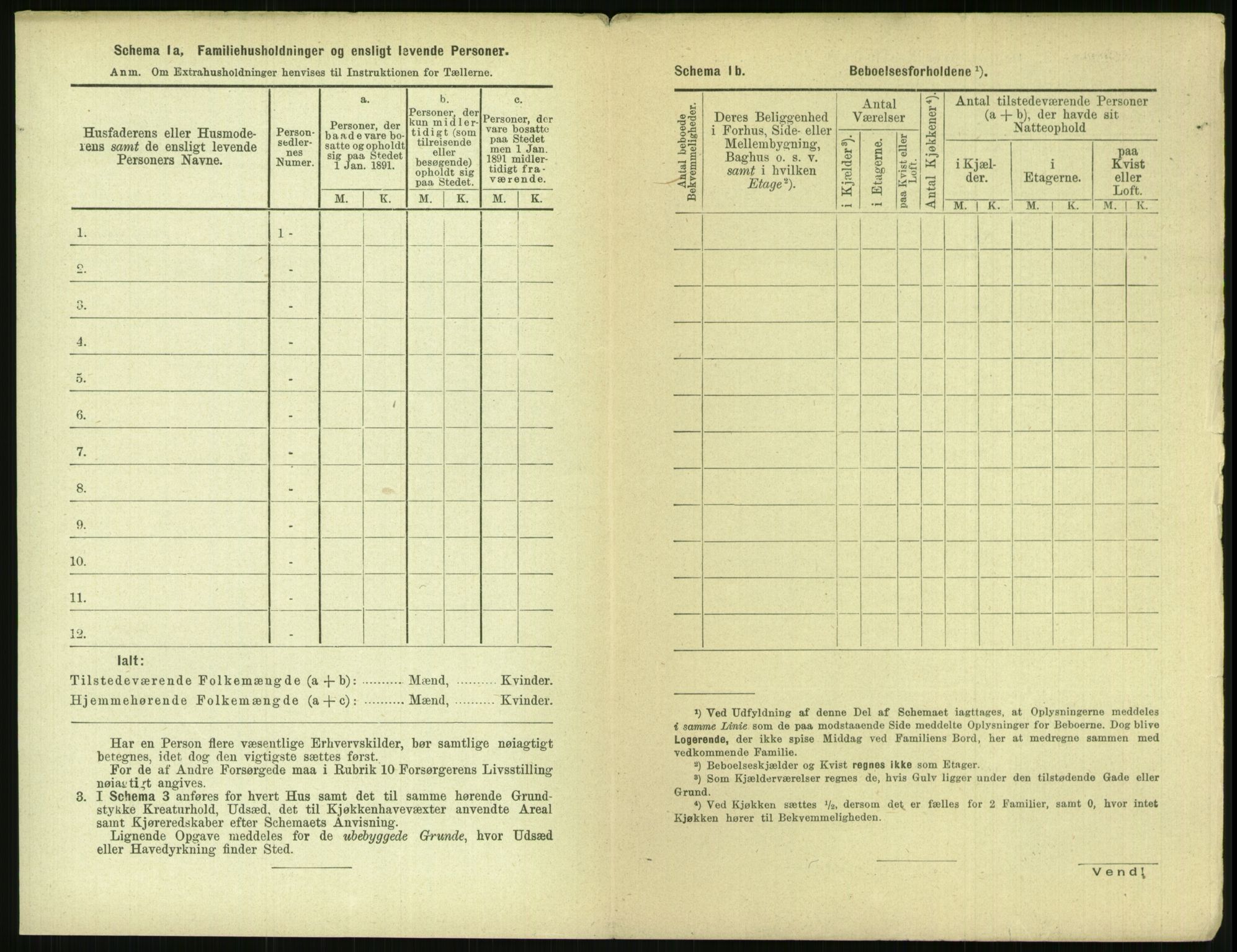 RA, 1891 census for 0902 Tvedestrand, 1891, p. 599