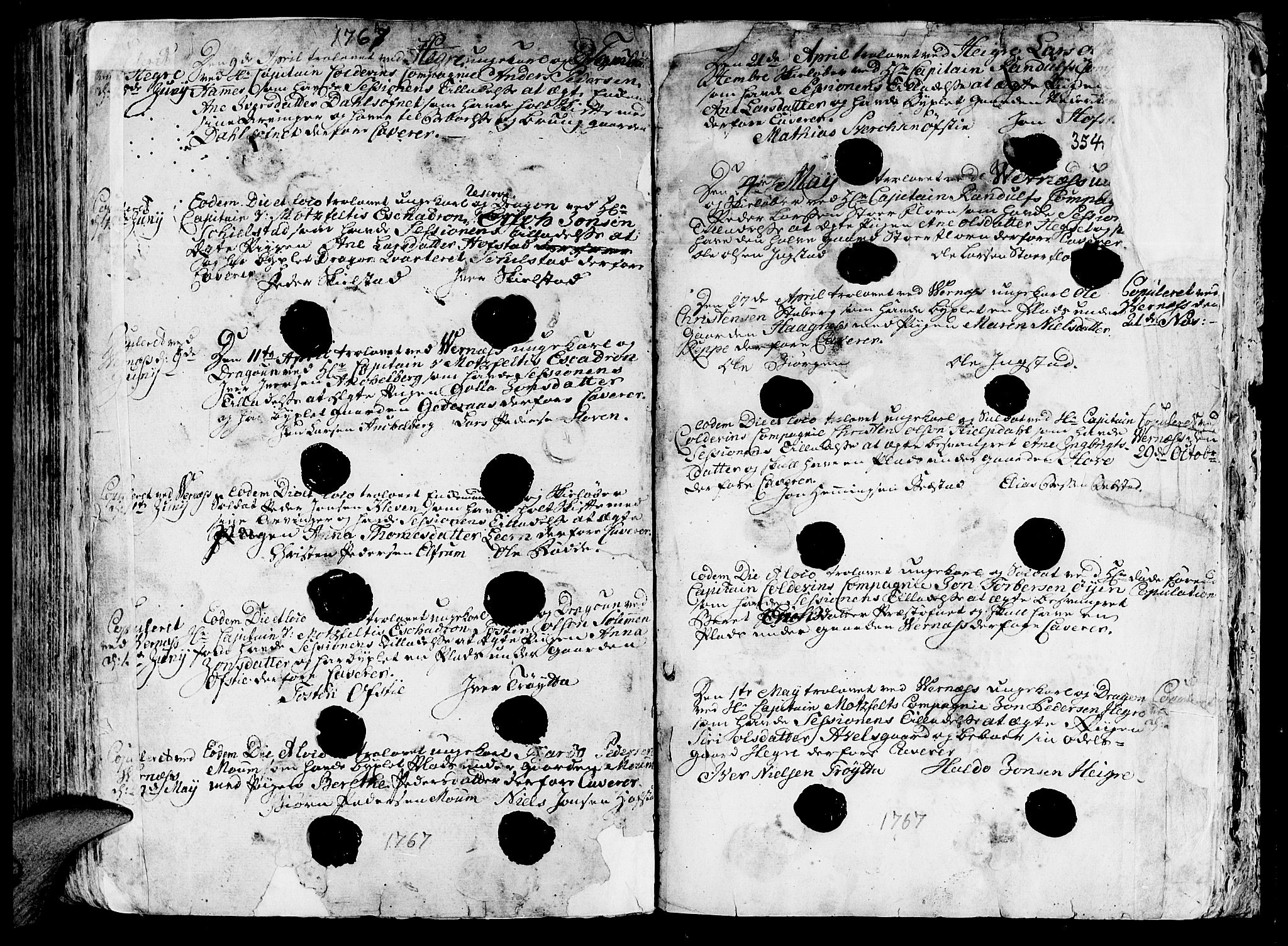 Ministerialprotokoller, klokkerbøker og fødselsregistre - Nord-Trøndelag, SAT/A-1458/709/L0057: Parish register (official) no. 709A05, 1755-1780, p. 354