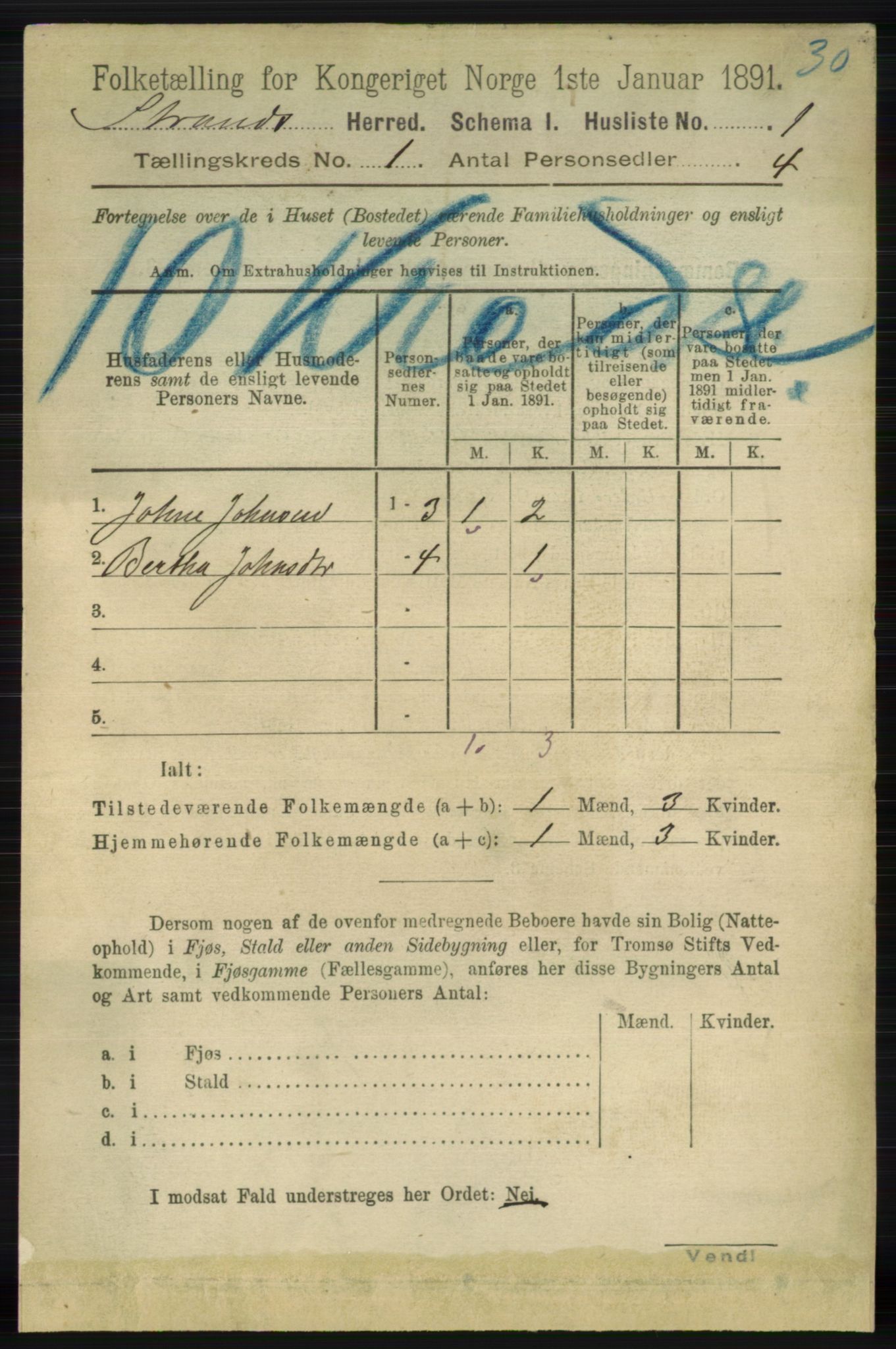 RA, 1891 census for 1130 Strand, 1891, p. 24