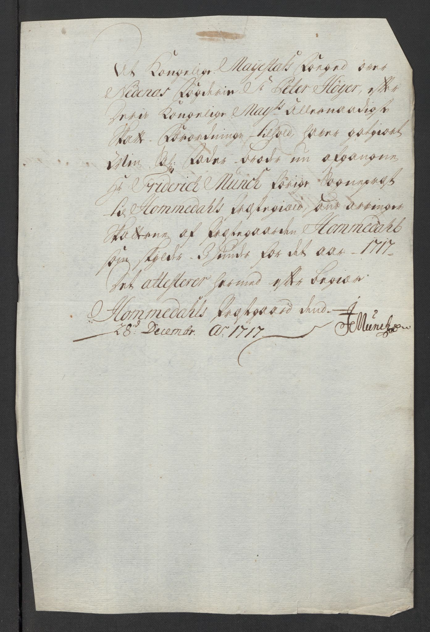 Rentekammeret inntil 1814, Reviderte regnskaper, Fogderegnskap, AV/RA-EA-4092/R39/L2326: Fogderegnskap Nedenes, 1717, p. 225