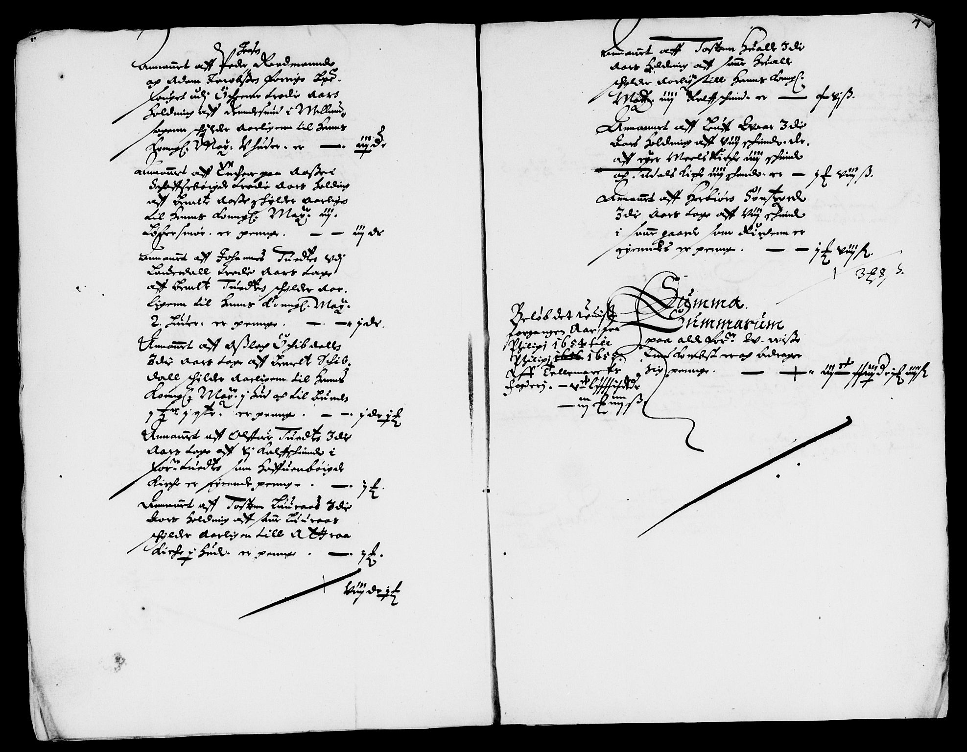 Rentekammeret inntil 1814, Reviderte regnskaper, Lensregnskaper, AV/RA-EA-5023/R/Rb/Rbp/L0041: Bratsberg len, 1654-1656