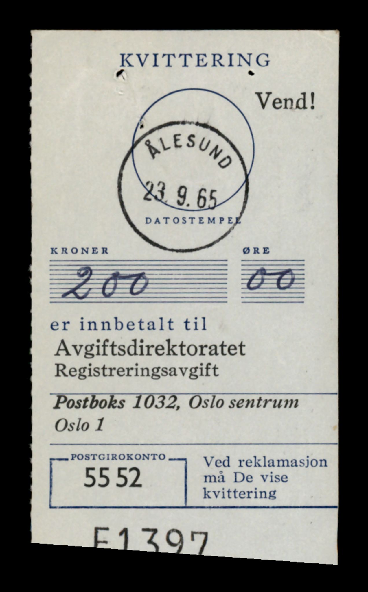 Møre og Romsdal vegkontor - Ålesund trafikkstasjon, SAT/A-4099/F/Fe/L0004: Registreringskort for kjøretøy T 341 - T 442, 1927-1998, p. 1767