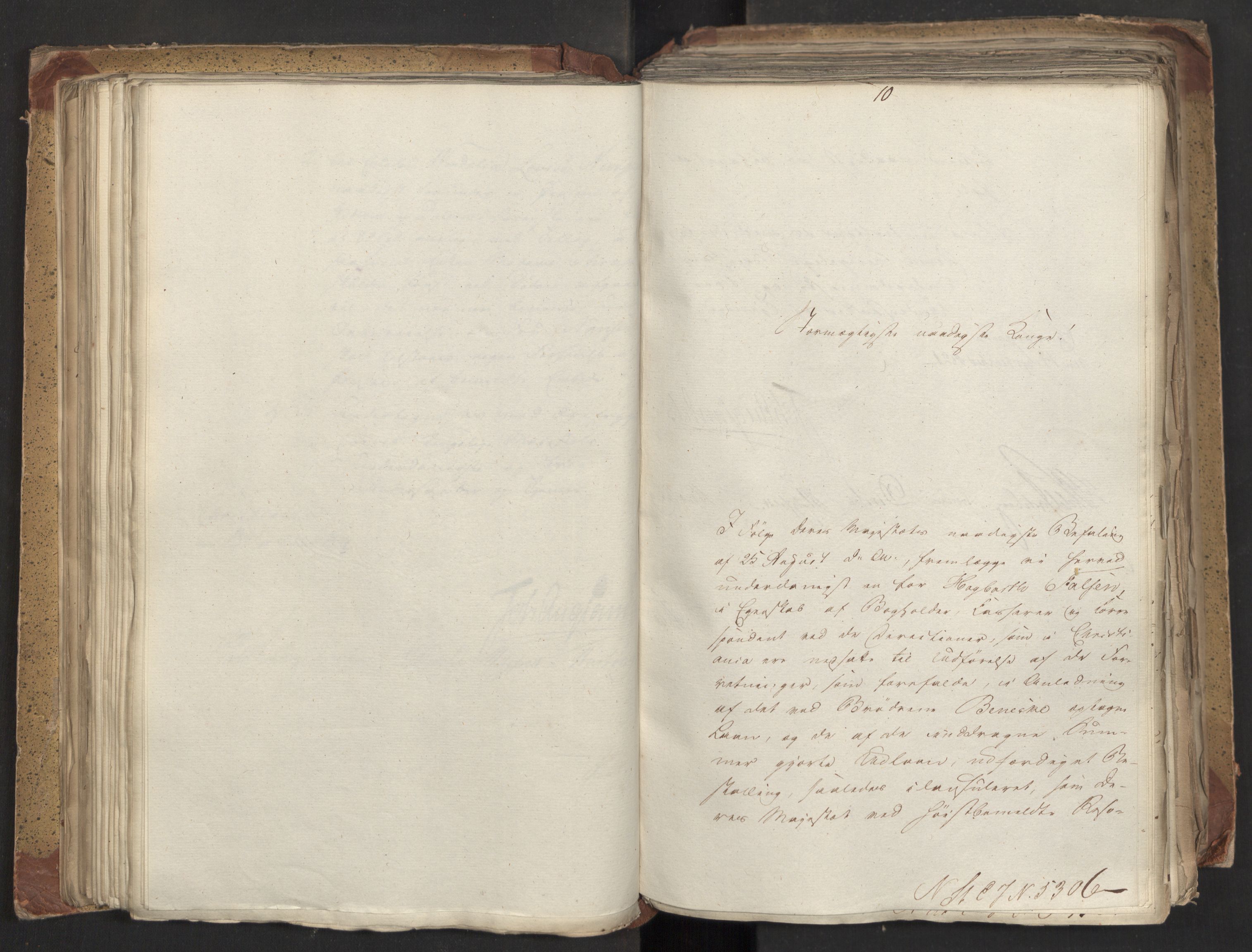 Statsrådsavdelingen i Stockholm, AV/RA-S-1003/D/Da/L0027: Regjeringsinnstillinger nr. 5275-5436, 1821, p. 175