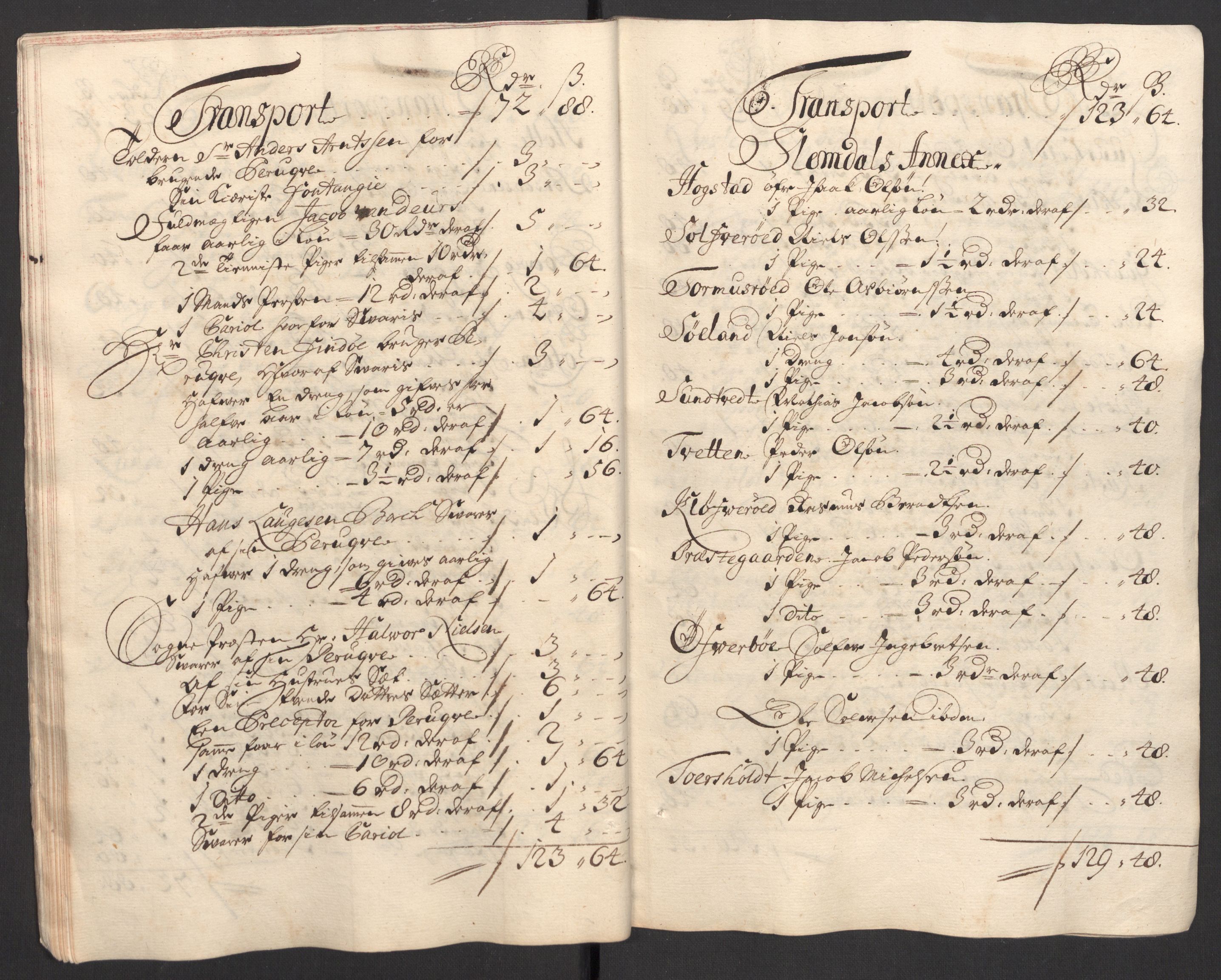 Rentekammeret inntil 1814, Reviderte regnskaper, Fogderegnskap, AV/RA-EA-4092/R36/L2121: Fogderegnskap Øvre og Nedre Telemark og Bamble, 1711, p. 481