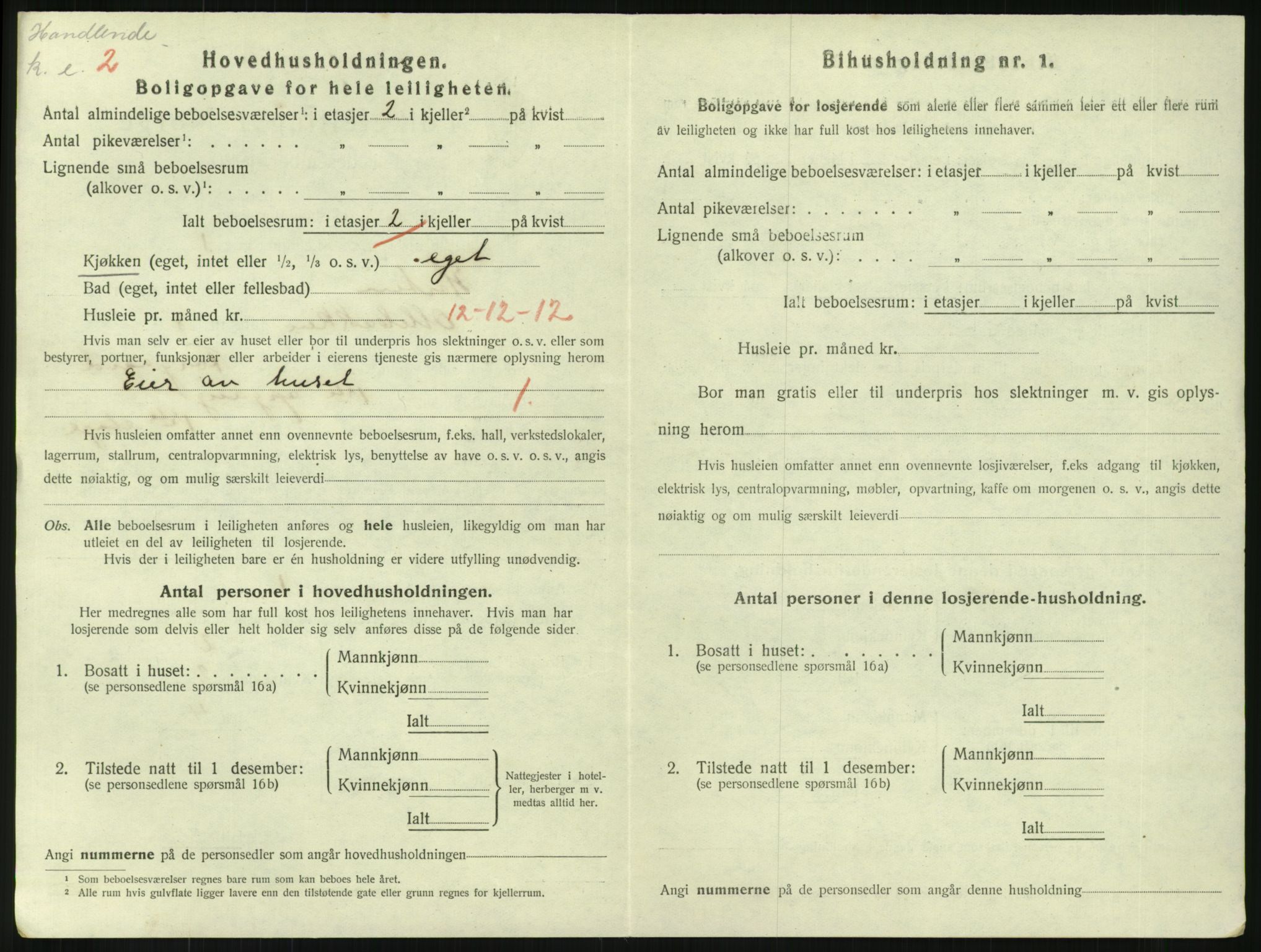 SAKO, 1920 census for Horten, 1920, p. 3922