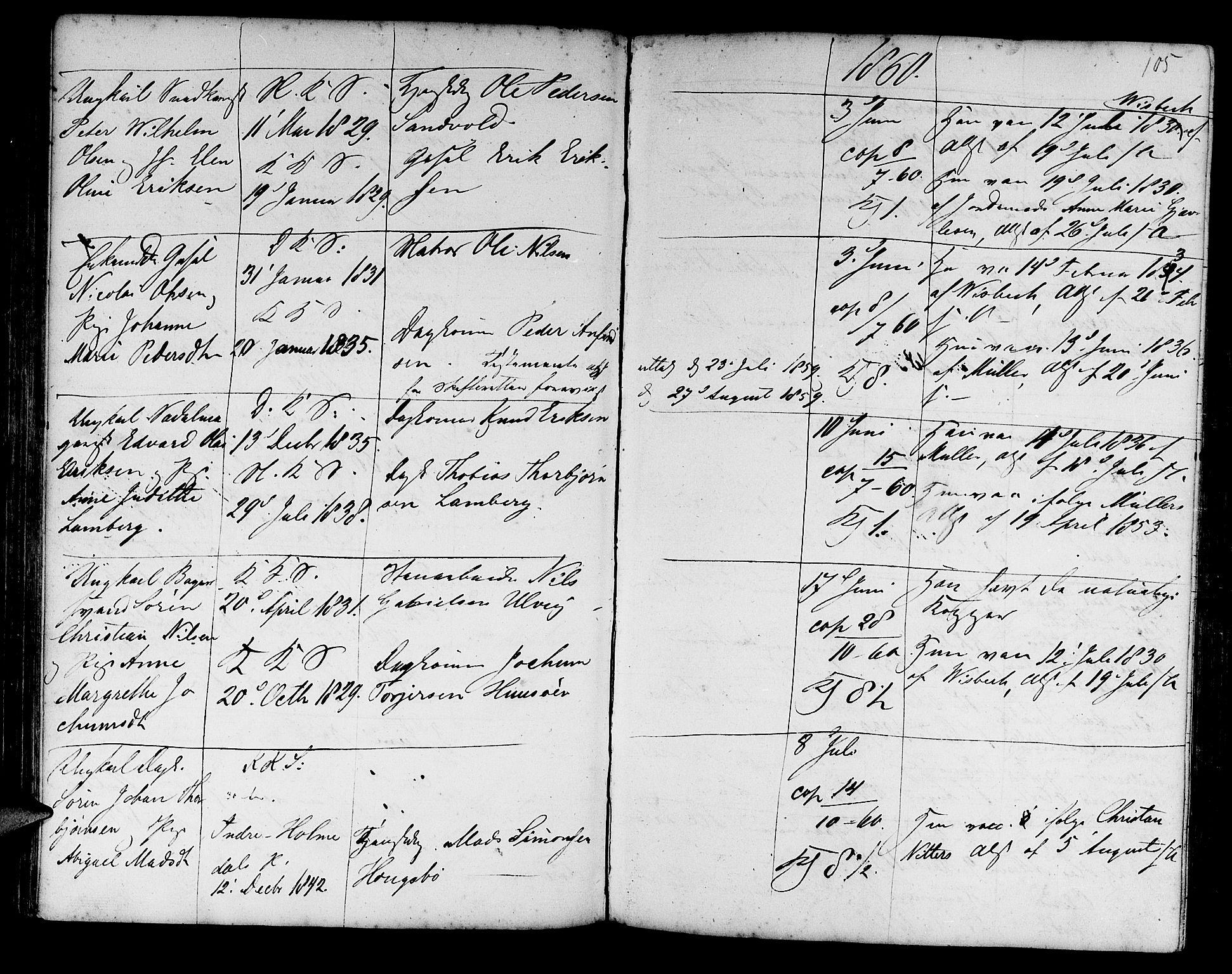 Korskirken sokneprestembete, AV/SAB-A-76101/H/Haa/L0009: Parish register (official) no. A 9, 1743-1861, p. 105