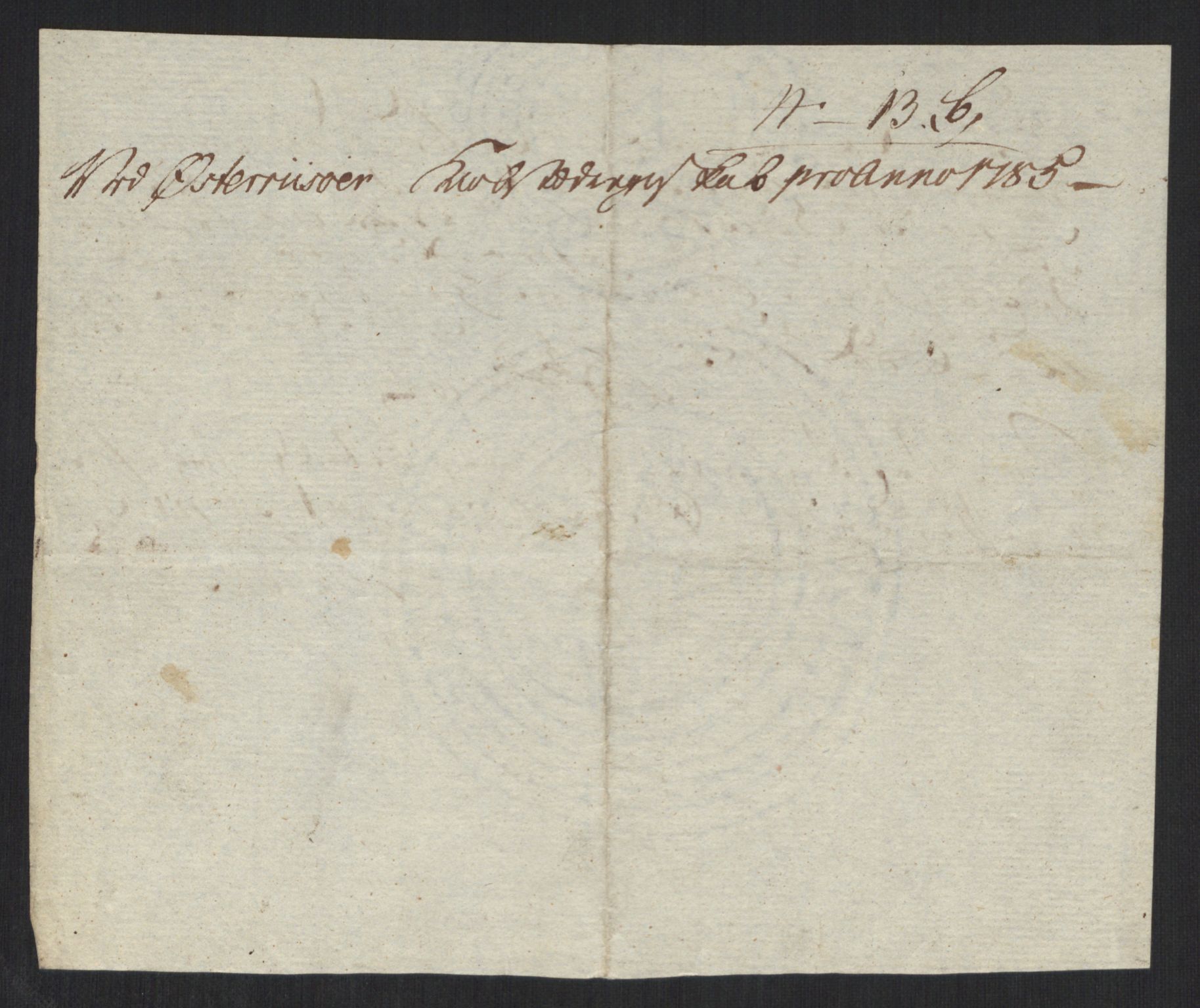 Danske Kanselli 1800-1814, AV/RA-EA-3024/K/Kk/Kka/Kkac/L0233: Kjøpstadregnskap Øster Risør, 1772-1790, p. 234