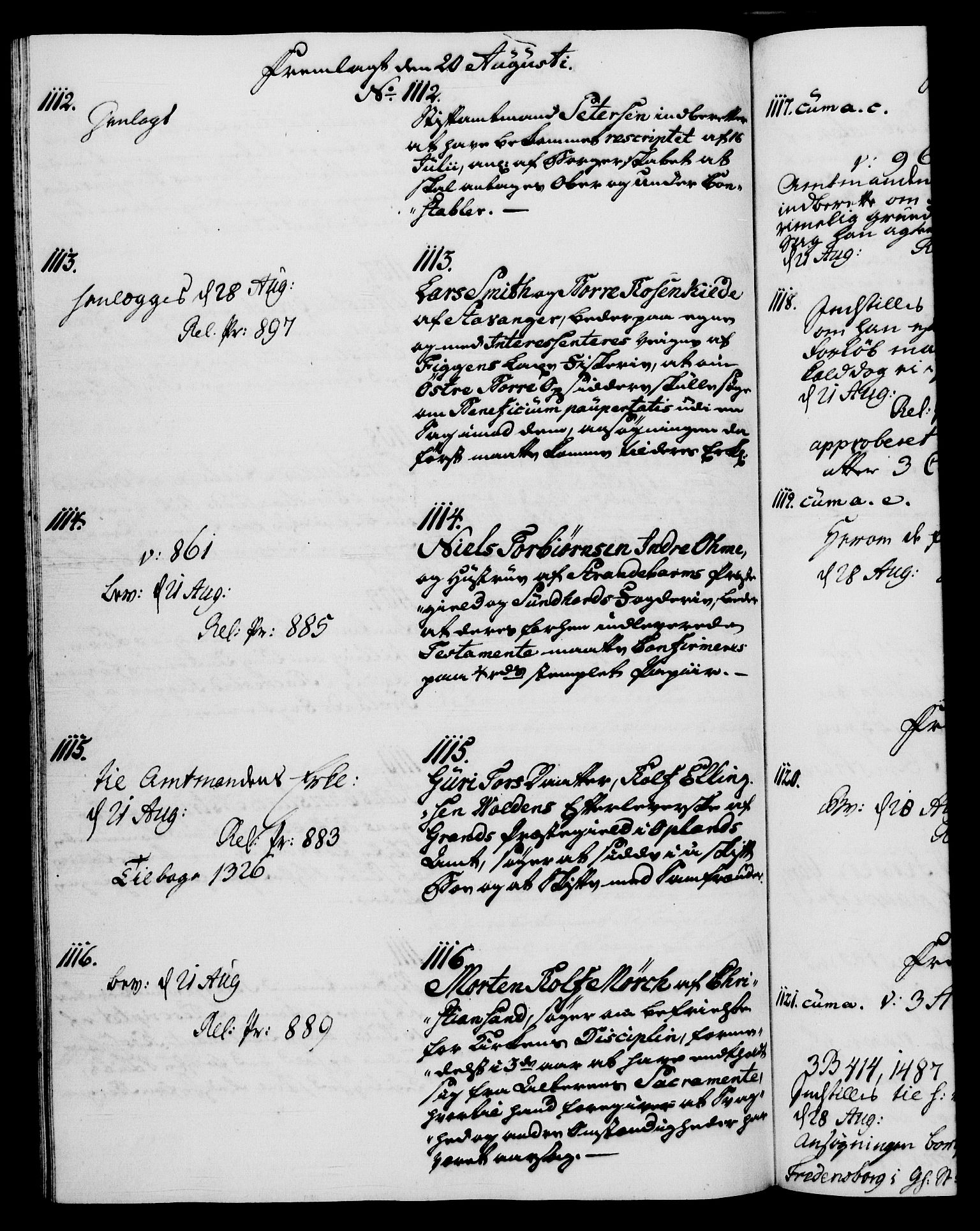 Danske Kanselli 1572-1799, AV/RA-EA-3023/I/Ia/L0002: 3. departements journal, 1772