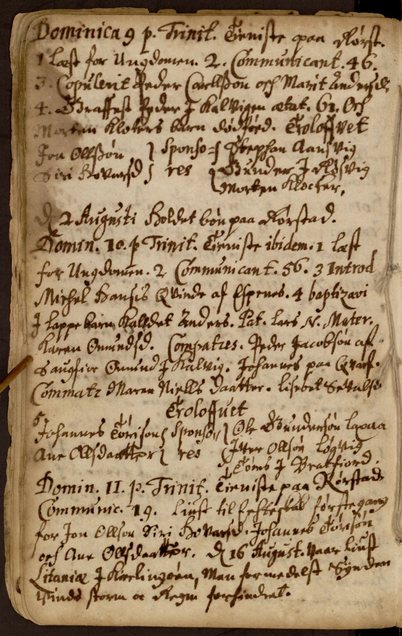 Spesialsamlingene, NTNU/SPESIALSAMLINGENE/M/XA-Oct-90: Other parish register no. XA Oct. 90, 1683-1685