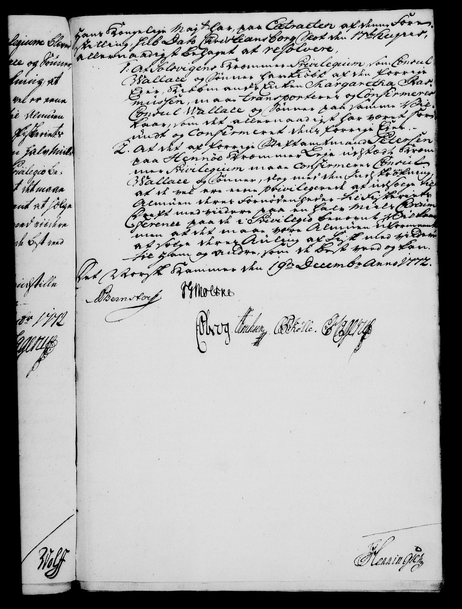 Rentekammeret, Kammerkanselliet, RA/EA-3111/G/Gf/Gfa/L0054: Norsk relasjons- og resolusjonsprotokoll (merket RK 52.54), 1771-1772, p. 815
