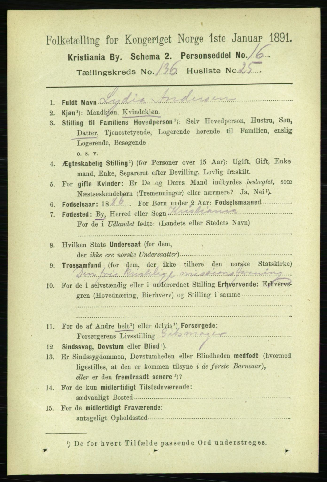 RA, 1891 census for 0301 Kristiania, 1891, p. 75939