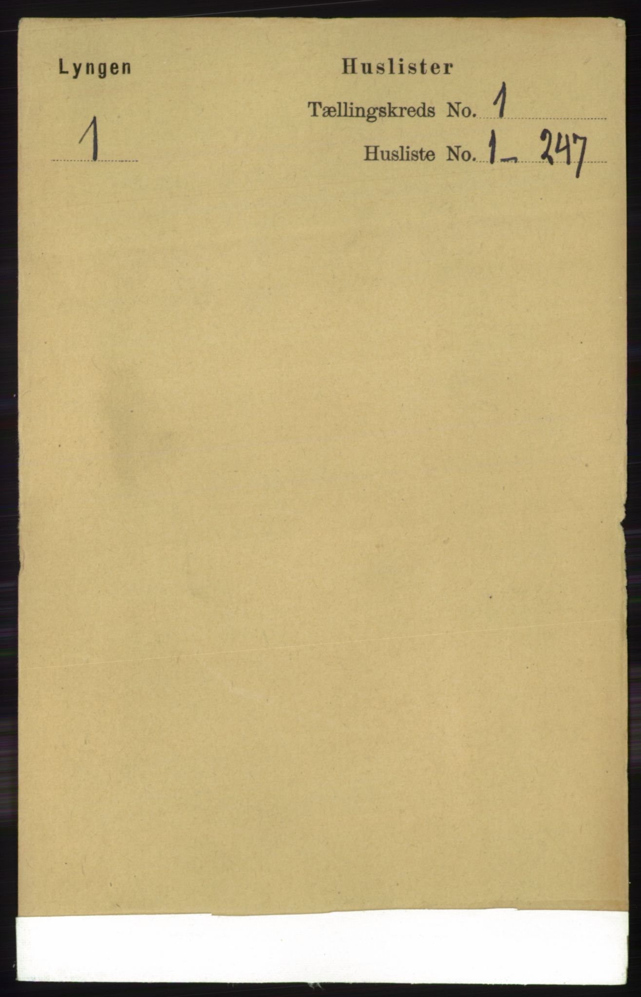 RA, 1891 census for 1938 Lyngen, 1891, p. 25