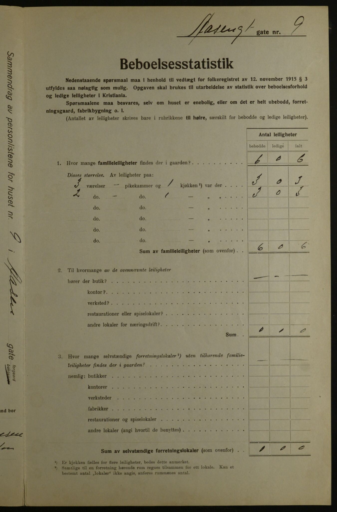 OBA, Municipal Census 1923 for Kristiania, 1923, p. 144160