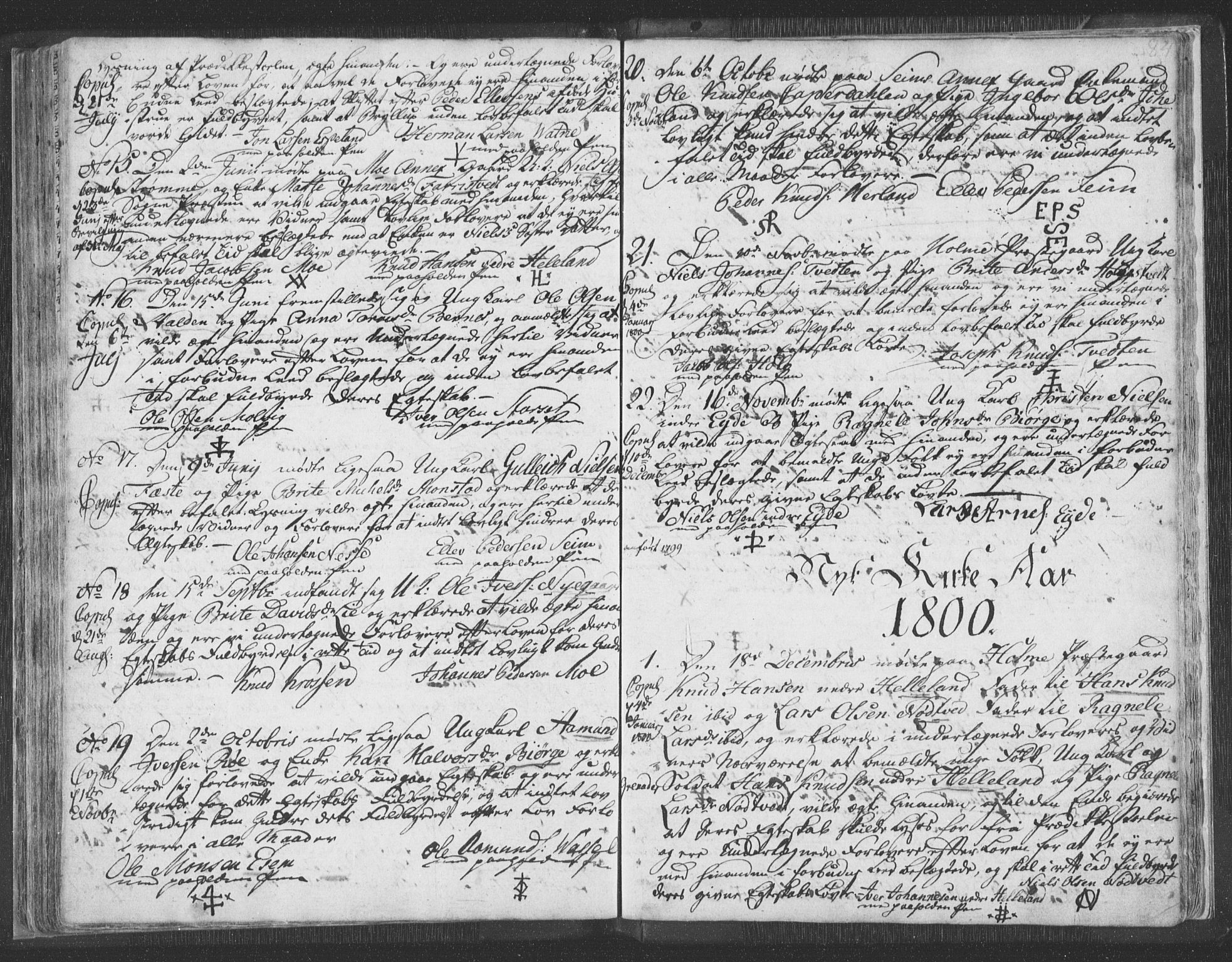 Hosanger sokneprestembete, SAB/A-75801/H/Haa: Parish register (official) no. A 3, 1793-1811, p. 83b-84a