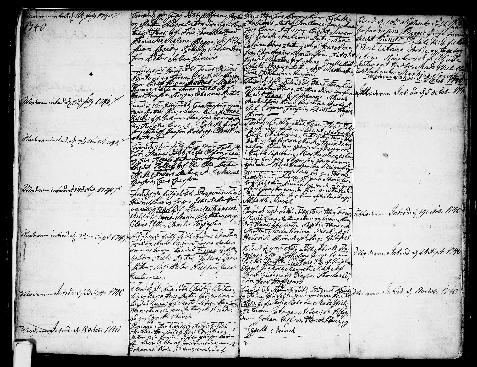 Strømsø kirkebøker, SAKO/A-246/F/Fa/L0007: Parish register (official) no. I 7, 1739-1751, p. 5