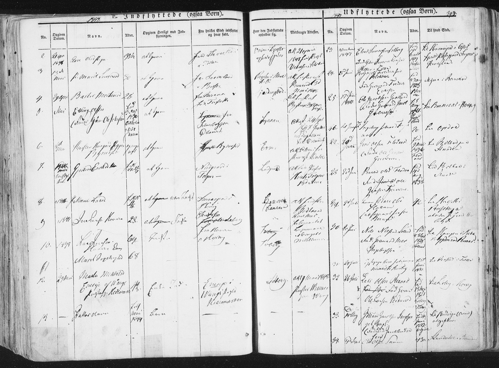 Ministerialprotokoller, klokkerbøker og fødselsregistre - Sør-Trøndelag, AV/SAT-A-1456/691/L1074: Parish register (official) no. 691A06, 1842-1852, p. 393