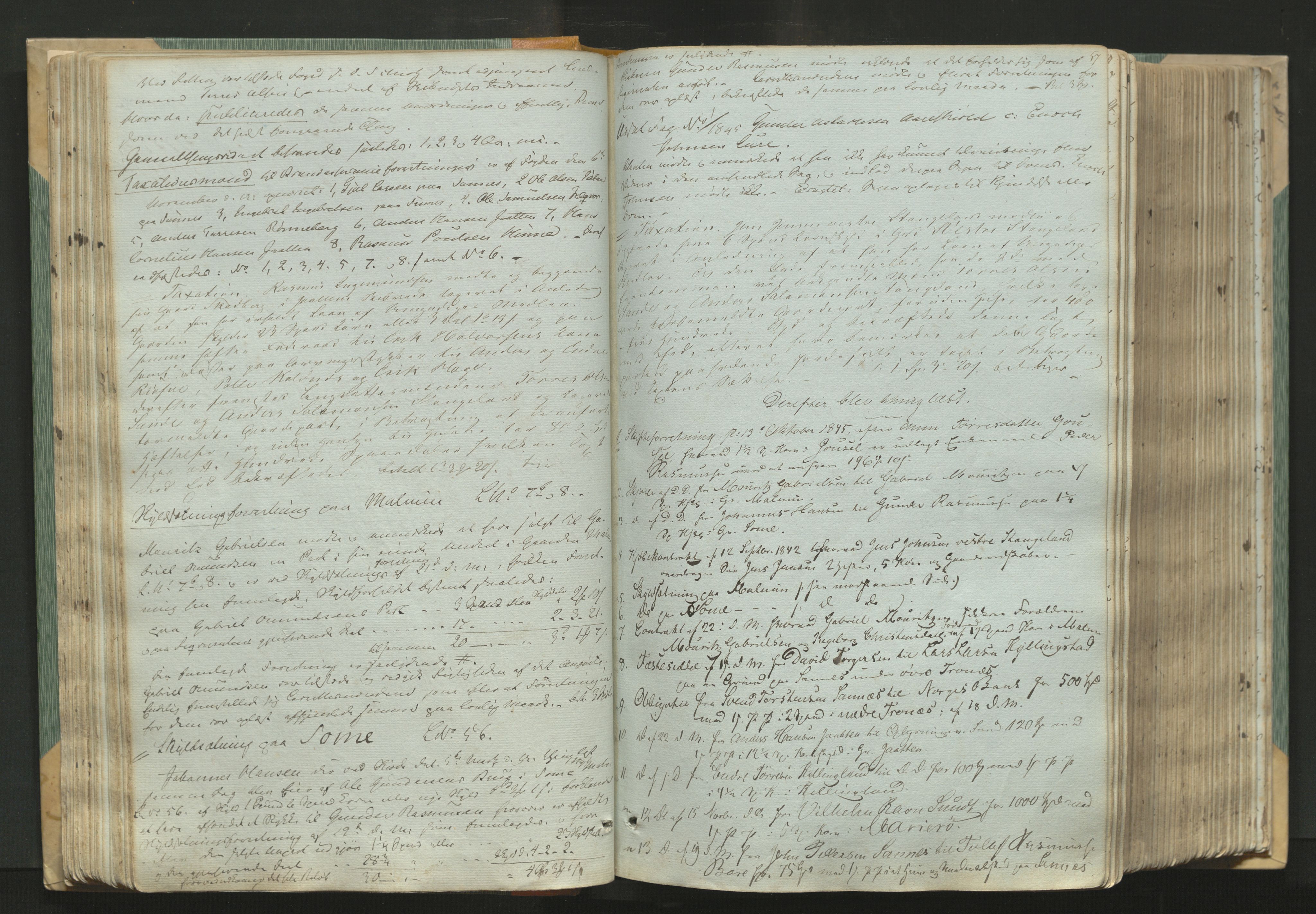 Jæren og Dalane sorenskriveri, AV/SAST-A-100306/3/30/30BAB/L0003: Tingbok for Jæren, 1844-1851, p. 56b-57a