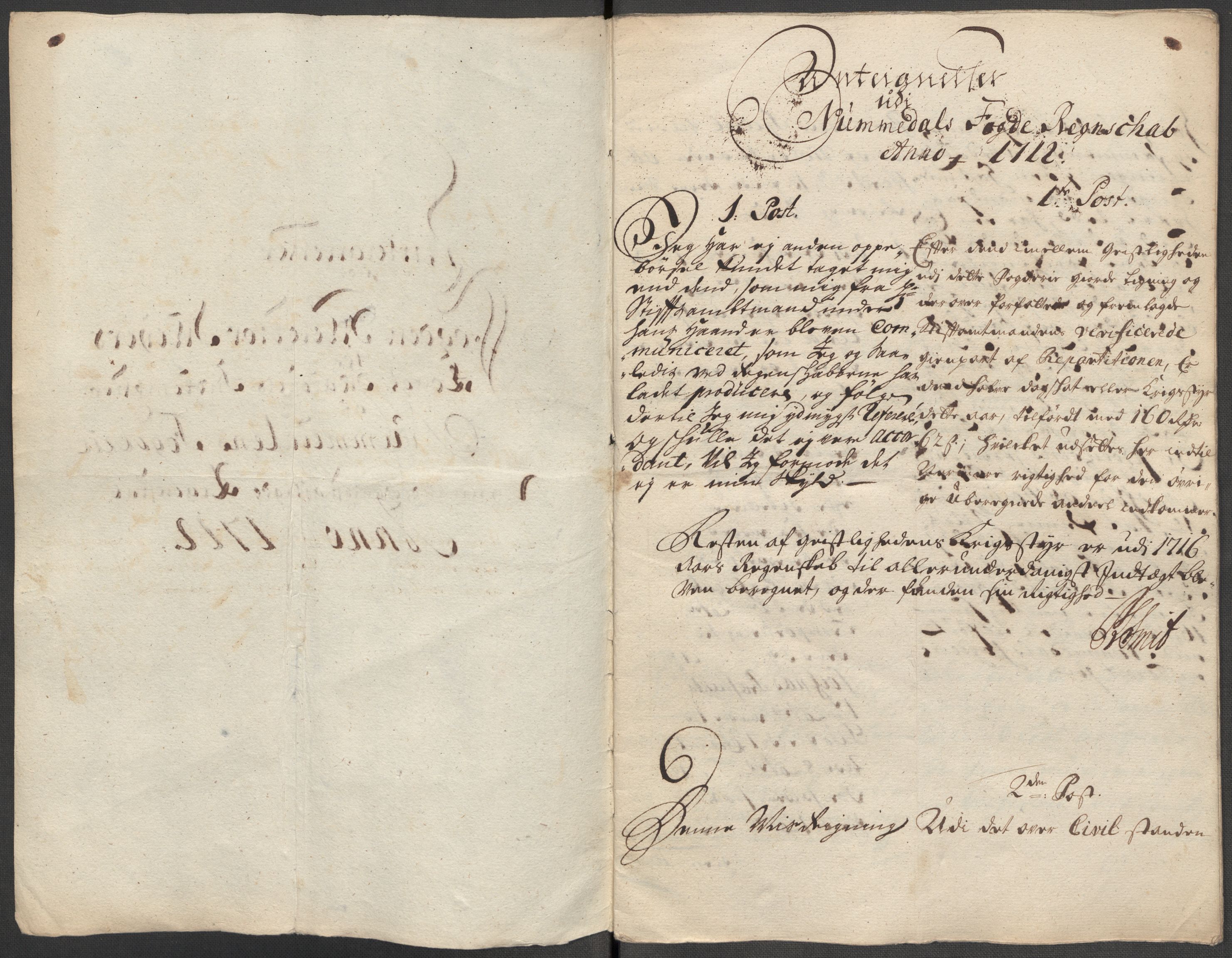 Rentekammeret inntil 1814, Reviderte regnskaper, Fogderegnskap, AV/RA-EA-4092/R64/L4433: Fogderegnskap Namdal, 1712, p. 256