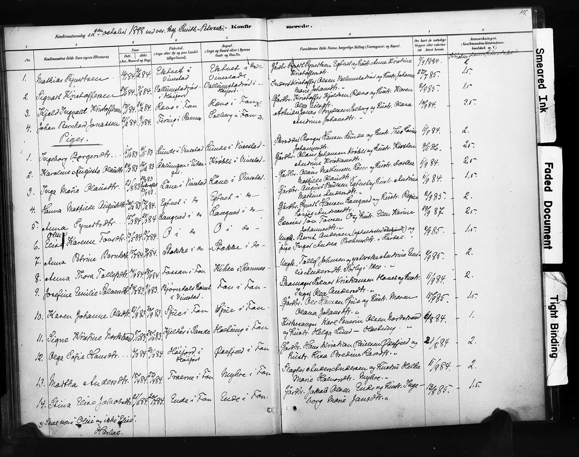 Ramnes kirkebøker, SAKO/A-314/F/Fc/L0001: Parish register (official) no. III 1, 1878-1899, p. 114-115