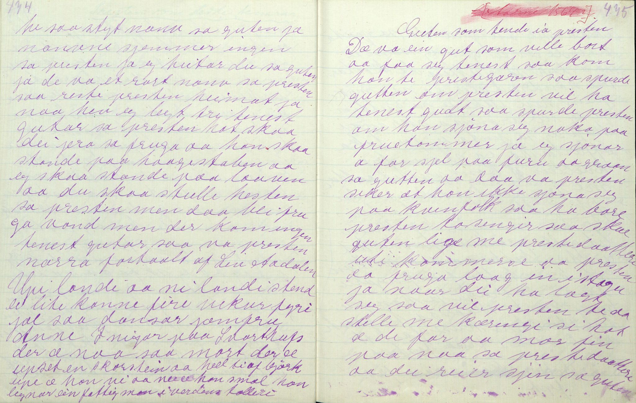 Rikard Berge, TEMU/TGM-A-1003/F/L0011/0011: 381-399 / 391 Oppskrifter av Gunnhild Kivle, 1918-1919, p. 474-475