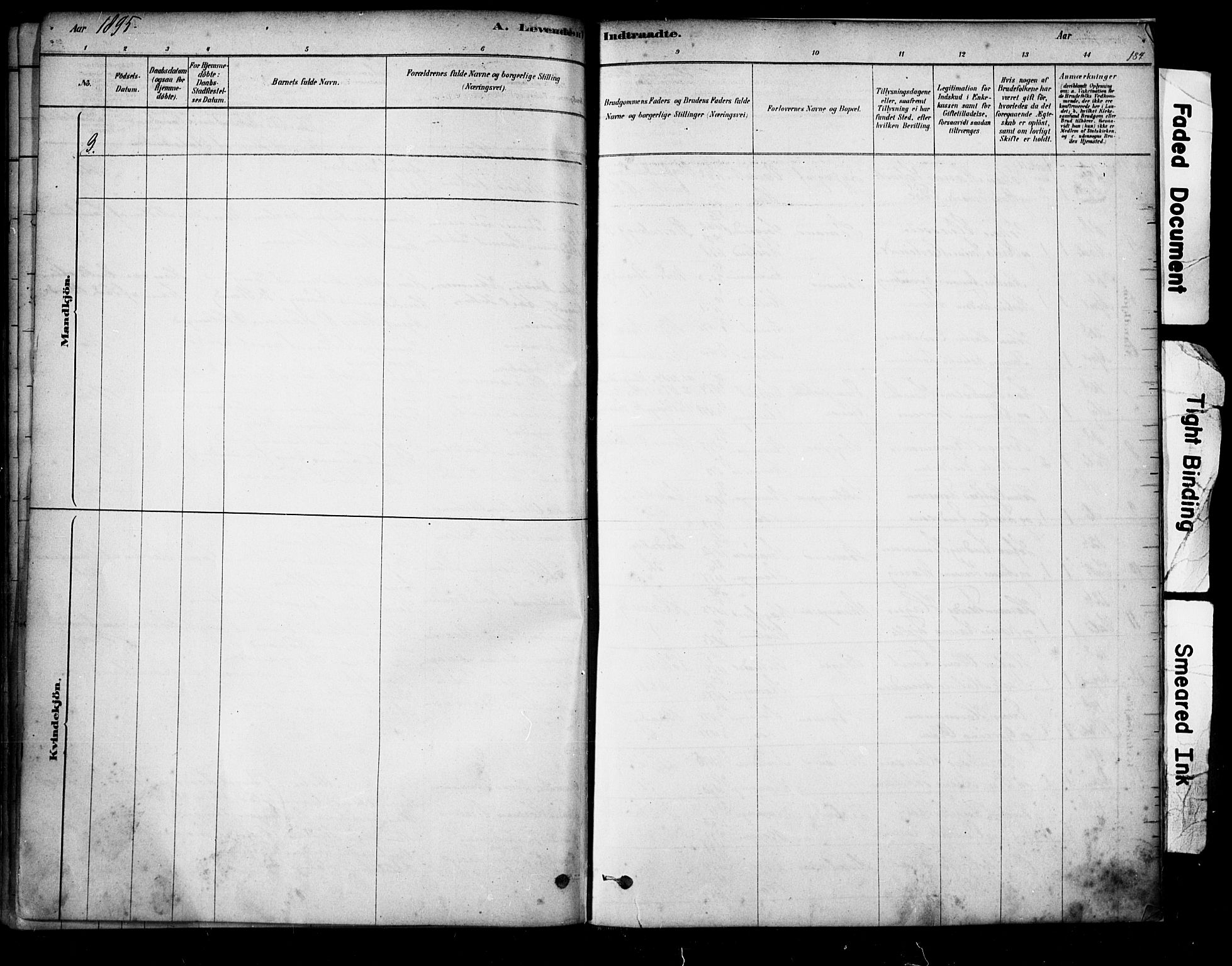 Domkirken sokneprestkontor, AV/SAST-A-101812/001/30/30BA/L0029: Parish register (official) no. A 28, 1878-1904, p. 184