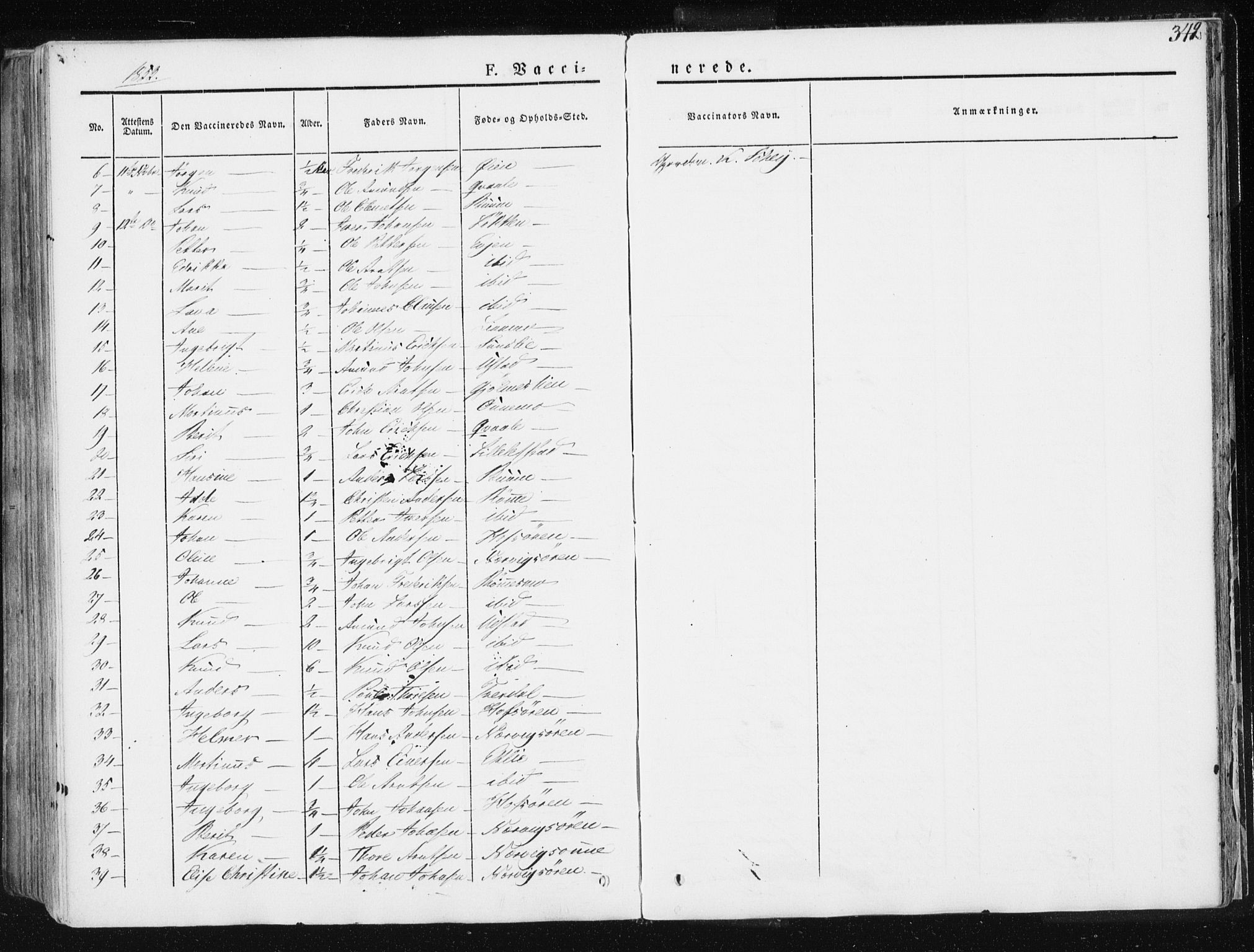 Ministerialprotokoller, klokkerbøker og fødselsregistre - Sør-Trøndelag, SAT/A-1456/668/L0805: Parish register (official) no. 668A05, 1840-1853, p. 342