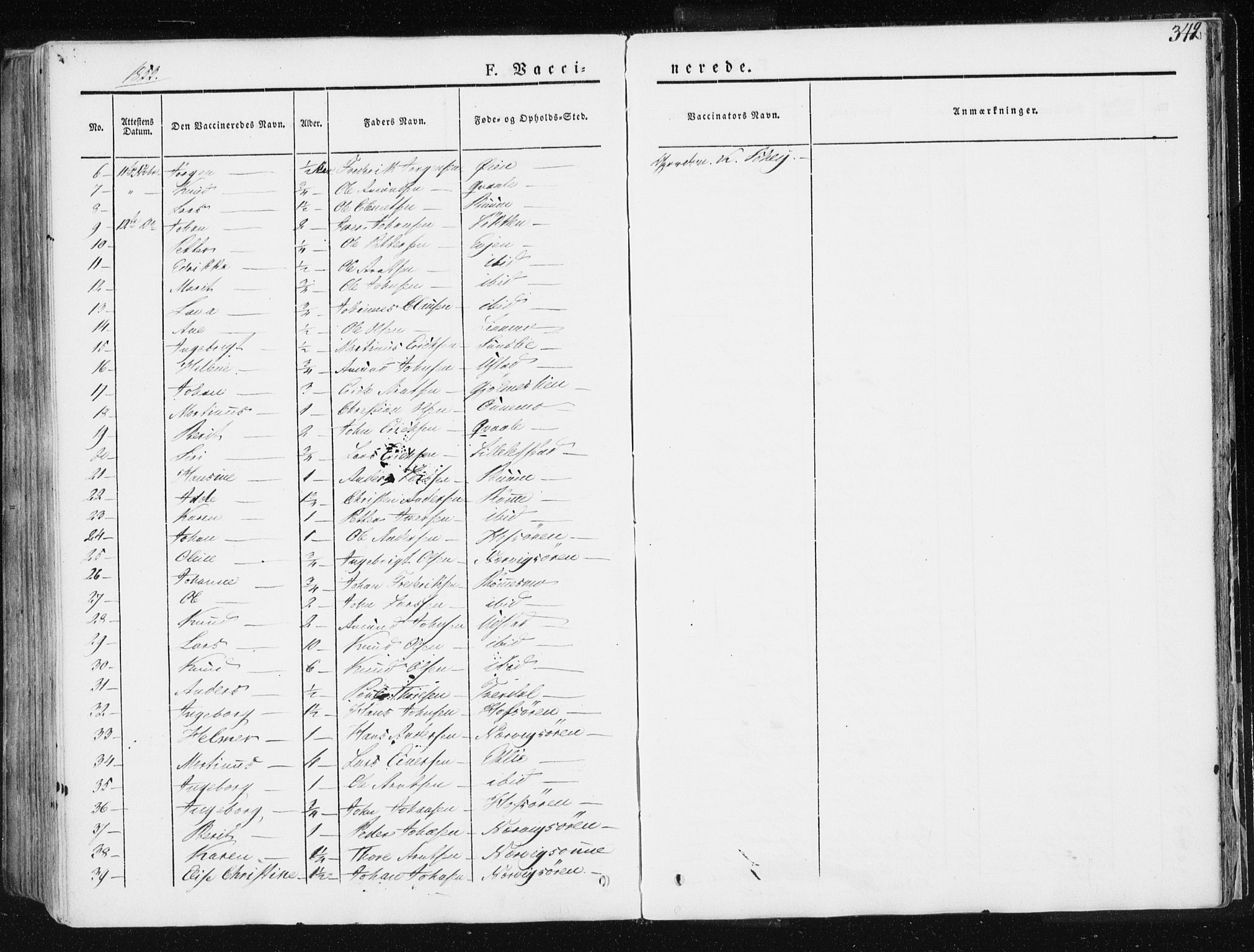 Ministerialprotokoller, klokkerbøker og fødselsregistre - Sør-Trøndelag, AV/SAT-A-1456/668/L0805: Parish register (official) no. 668A05, 1840-1853, p. 342