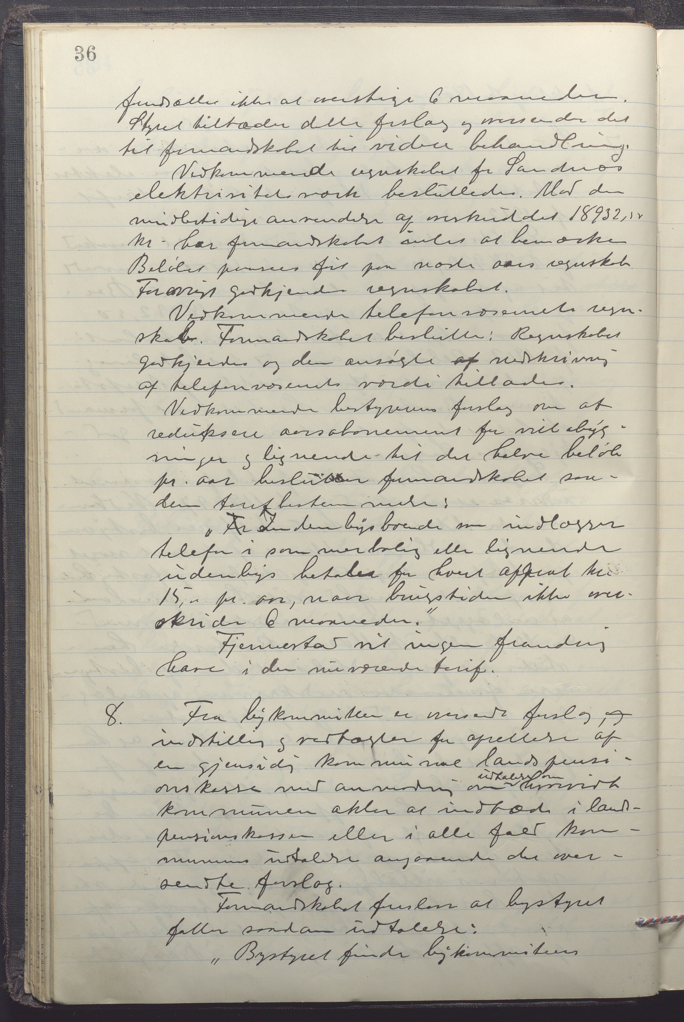 Sandnes kommune - Formannskapet og Bystyret, IKAR/K-100188/Aa/L0008: Møtebok, 1913-1917, p. 36