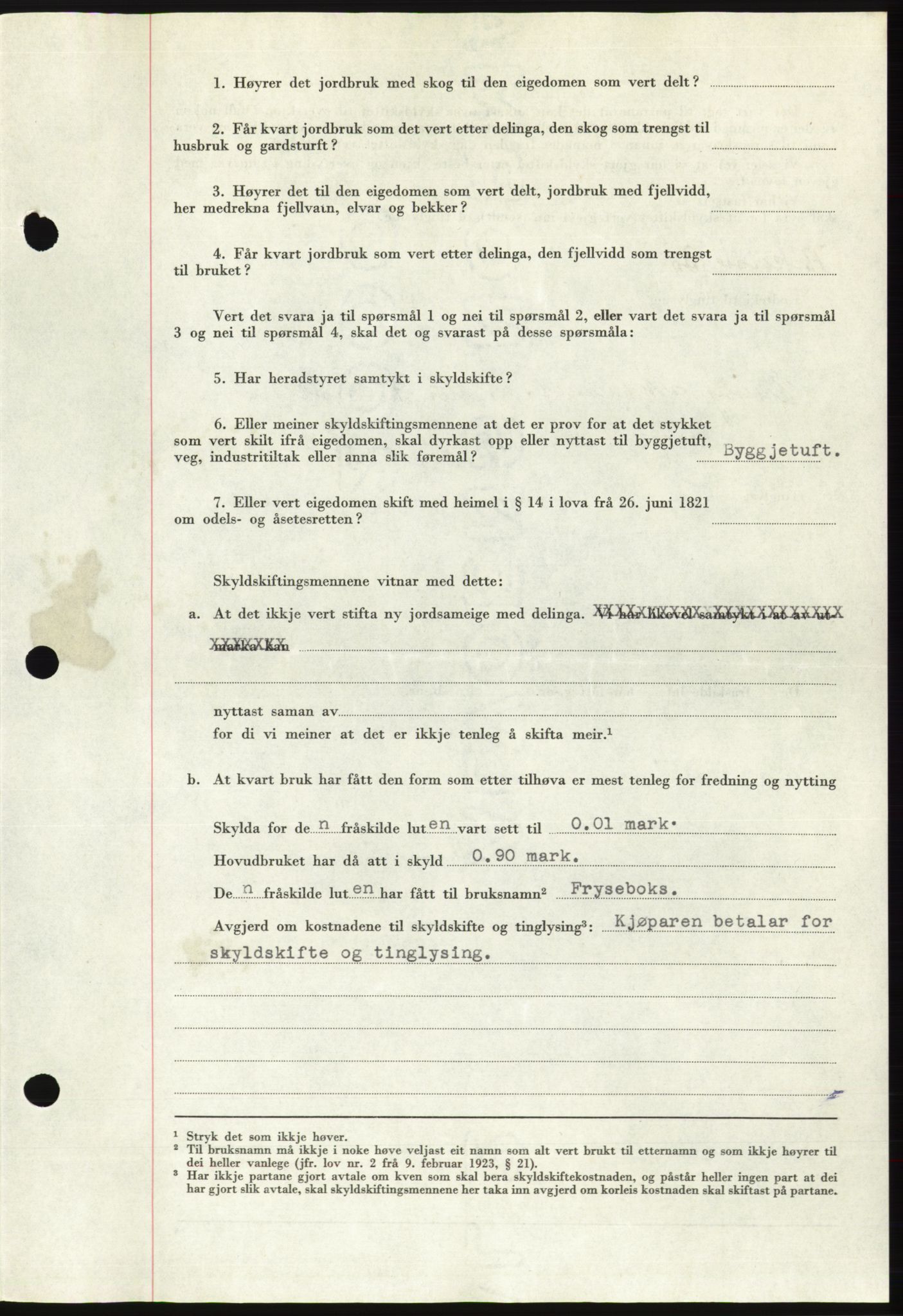 Søre Sunnmøre sorenskriveri, AV/SAT-A-4122/1/2/2C/L0105: Mortgage book no. 31A, 1956-1957, Diary no: : 2543/1956