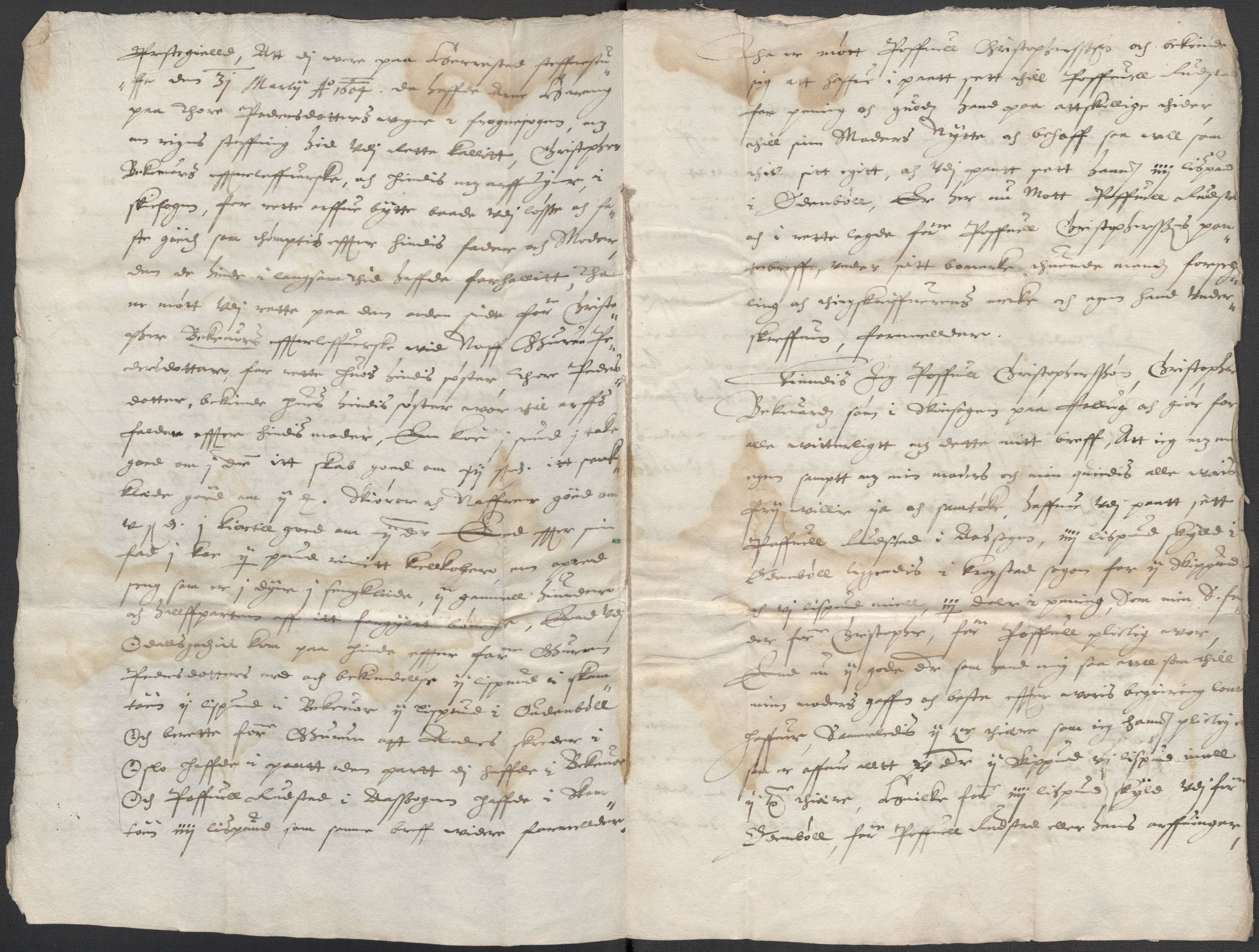 Riksarkivets diplomsamling, AV/RA-EA-5965/F15/L0007: Prestearkiv - Akershus, 1573-1693, p. 63