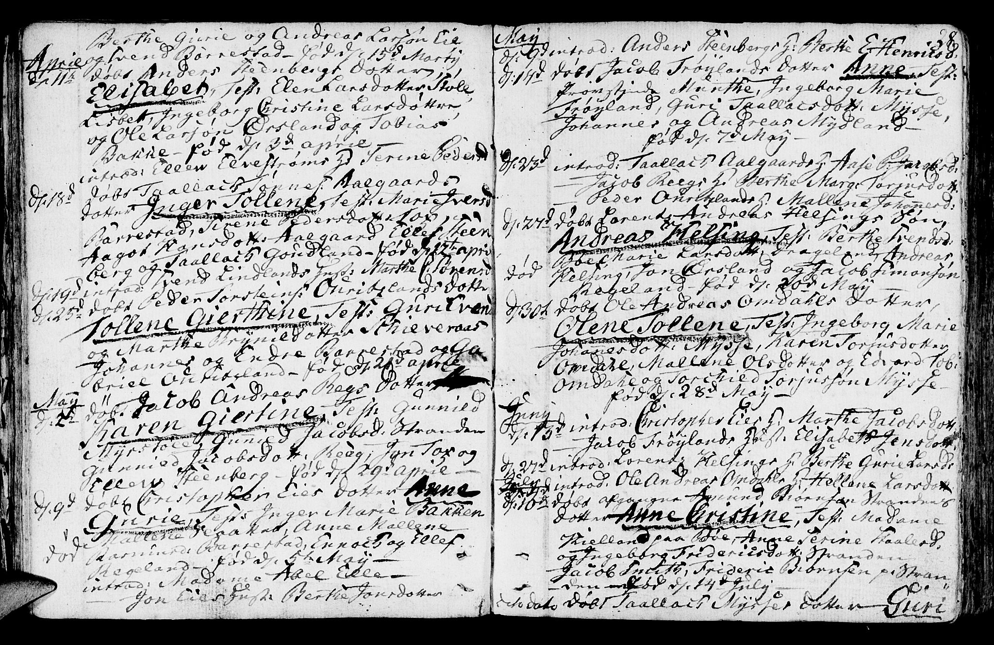 Sokndal sokneprestkontor, AV/SAST-A-101808: Parish register (official) no. A 5, 1806-1826, p. 28