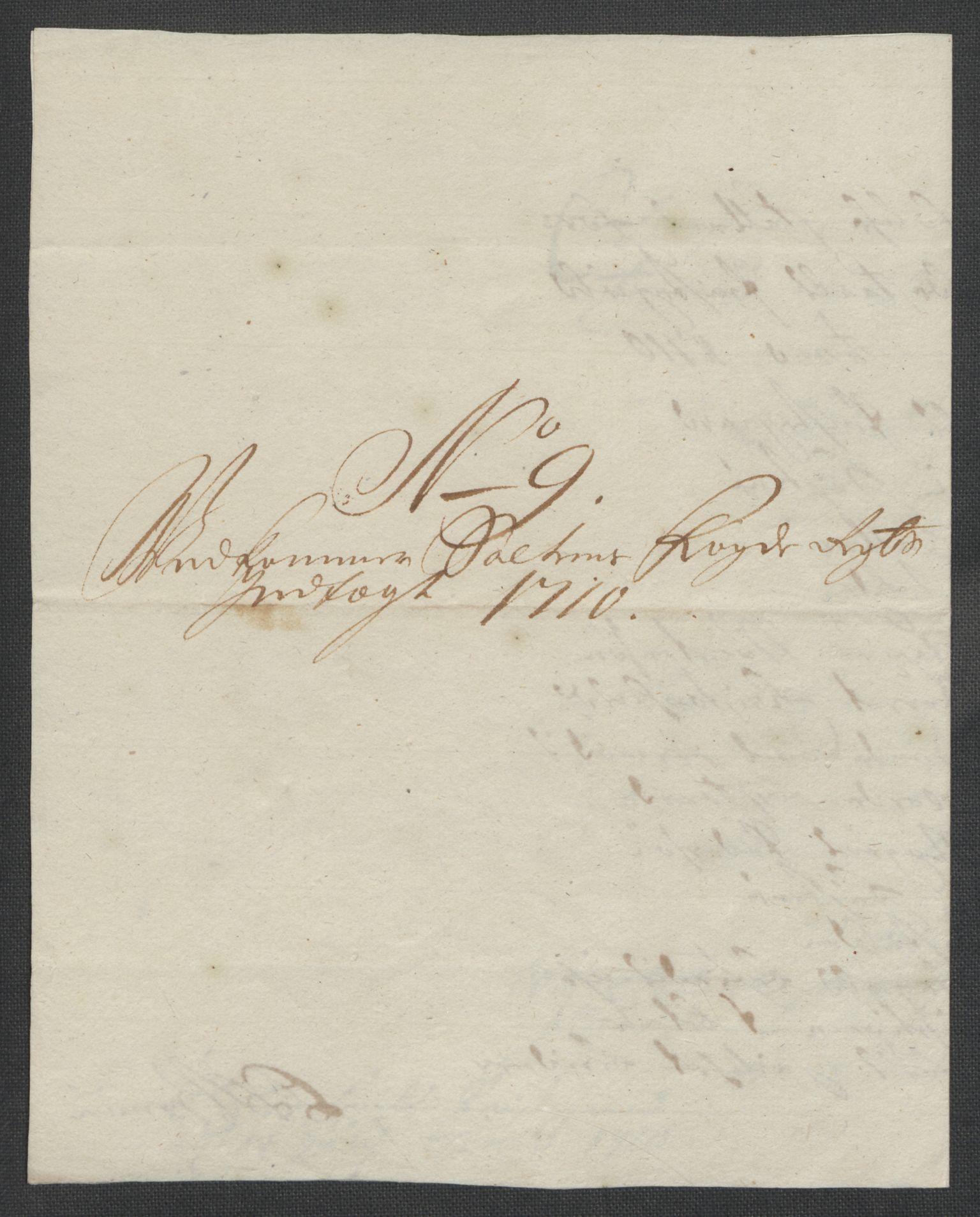 Rentekammeret inntil 1814, Reviderte regnskaper, Fogderegnskap, AV/RA-EA-4092/R66/L4581: Fogderegnskap Salten, 1707-1710, p. 489