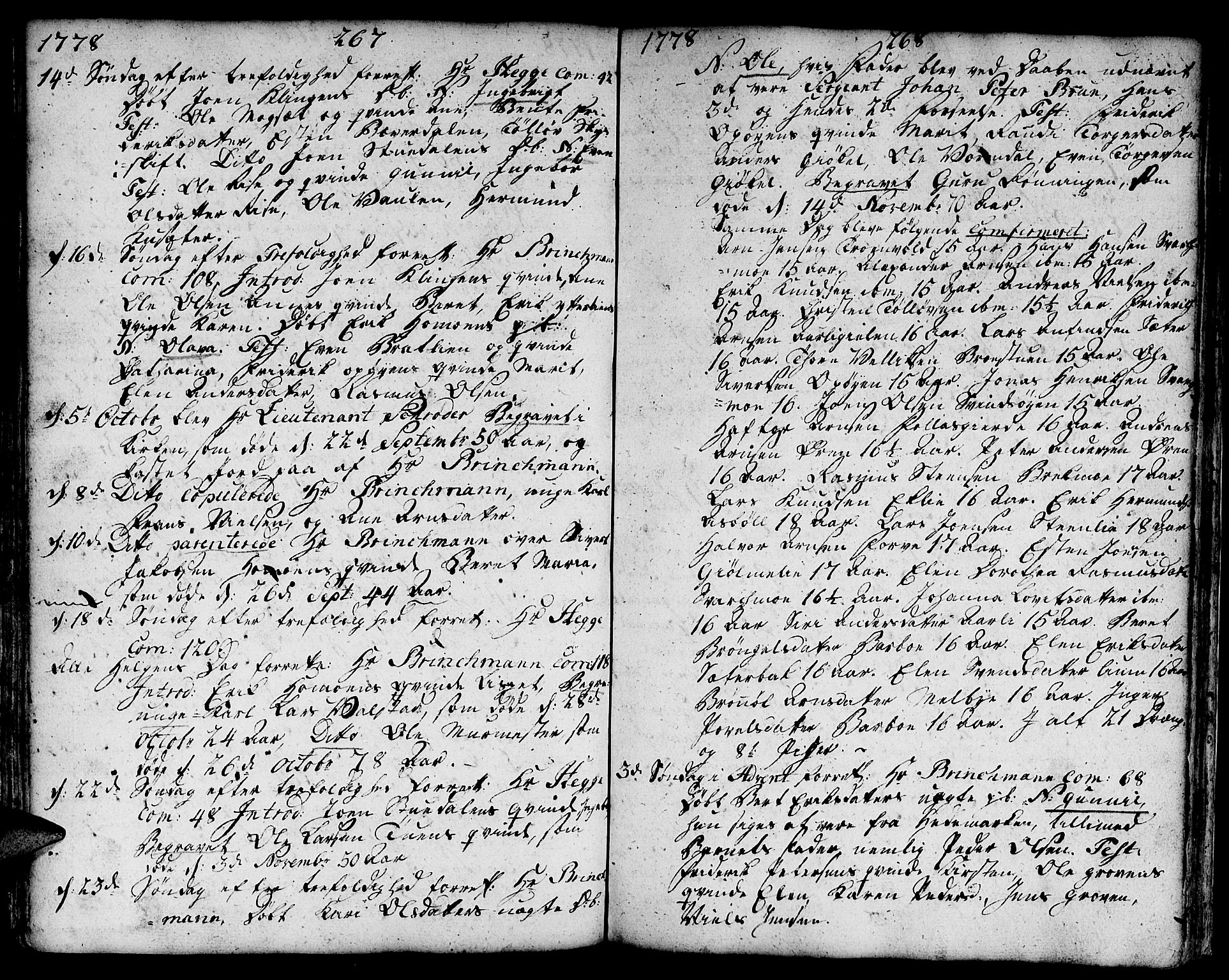 Ministerialprotokoller, klokkerbøker og fødselsregistre - Sør-Trøndelag, SAT/A-1456/671/L0840: Parish register (official) no. 671A02, 1756-1794, p. 267-268